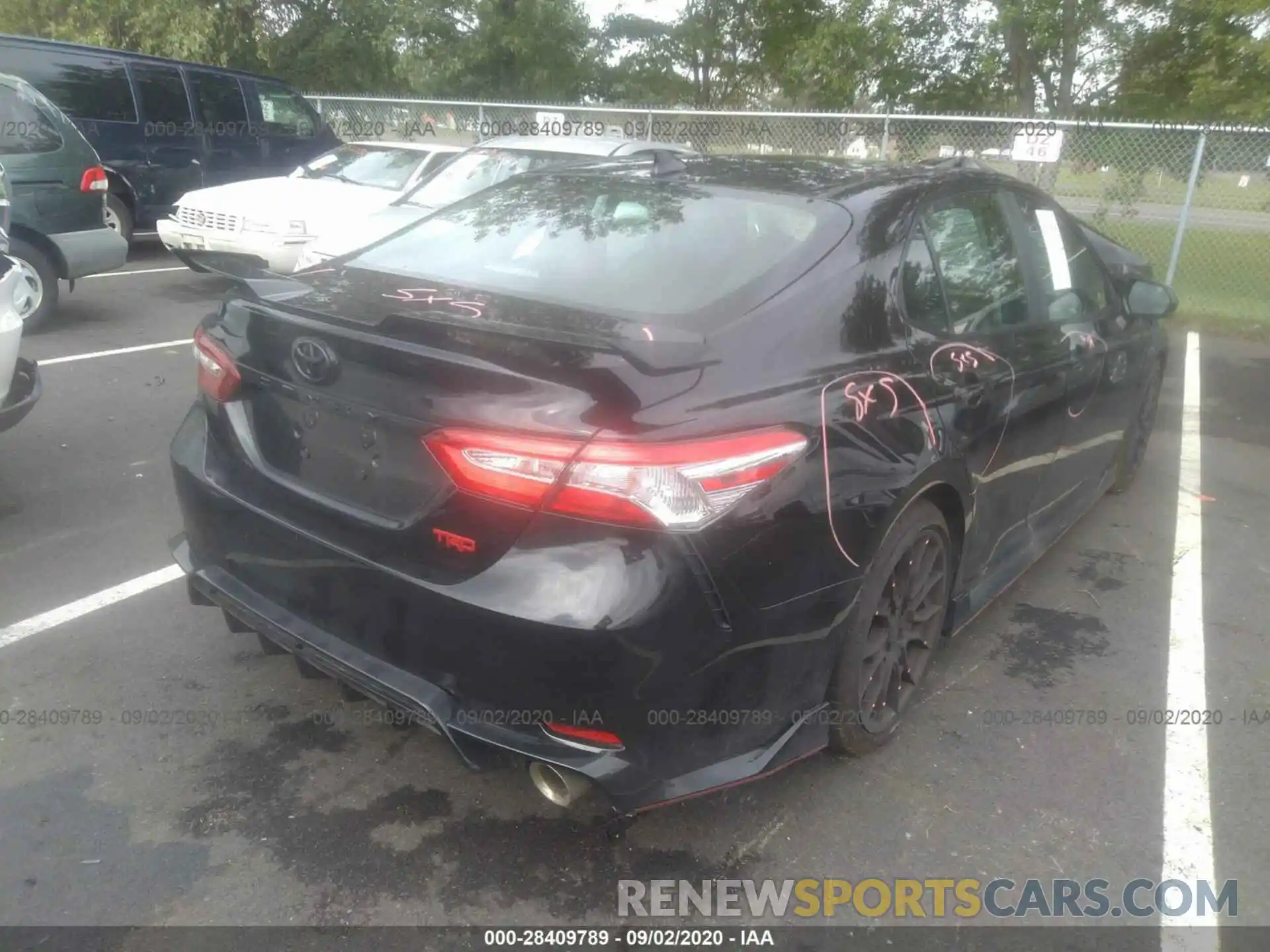 4 Photograph of a damaged car 4T1NZ1AK5LU039127 TOYOTA CAMRY 2020