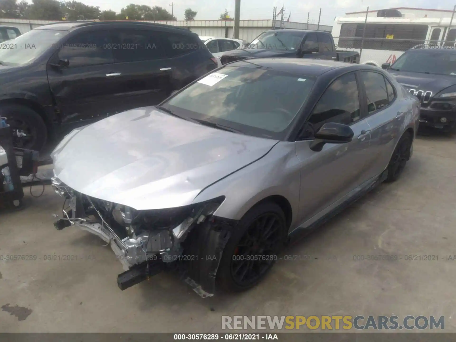 2 Photograph of a damaged car 4T1NZ1AK5LU039970 TOYOTA CAMRY 2020