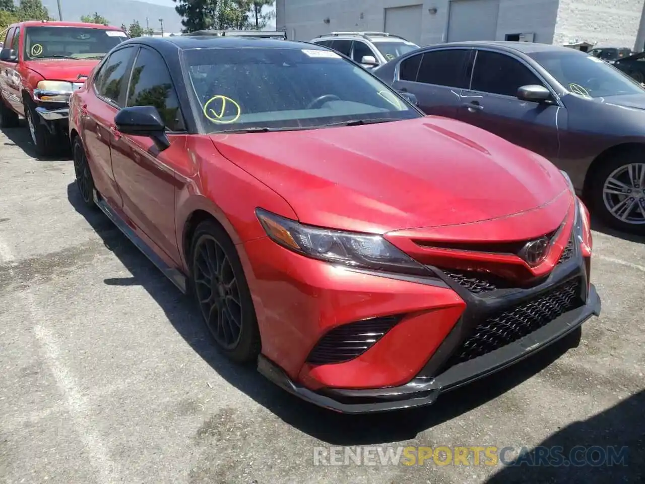 1 Photograph of a damaged car 4T1NZ1AK5LU042917 TOYOTA CAMRY 2020