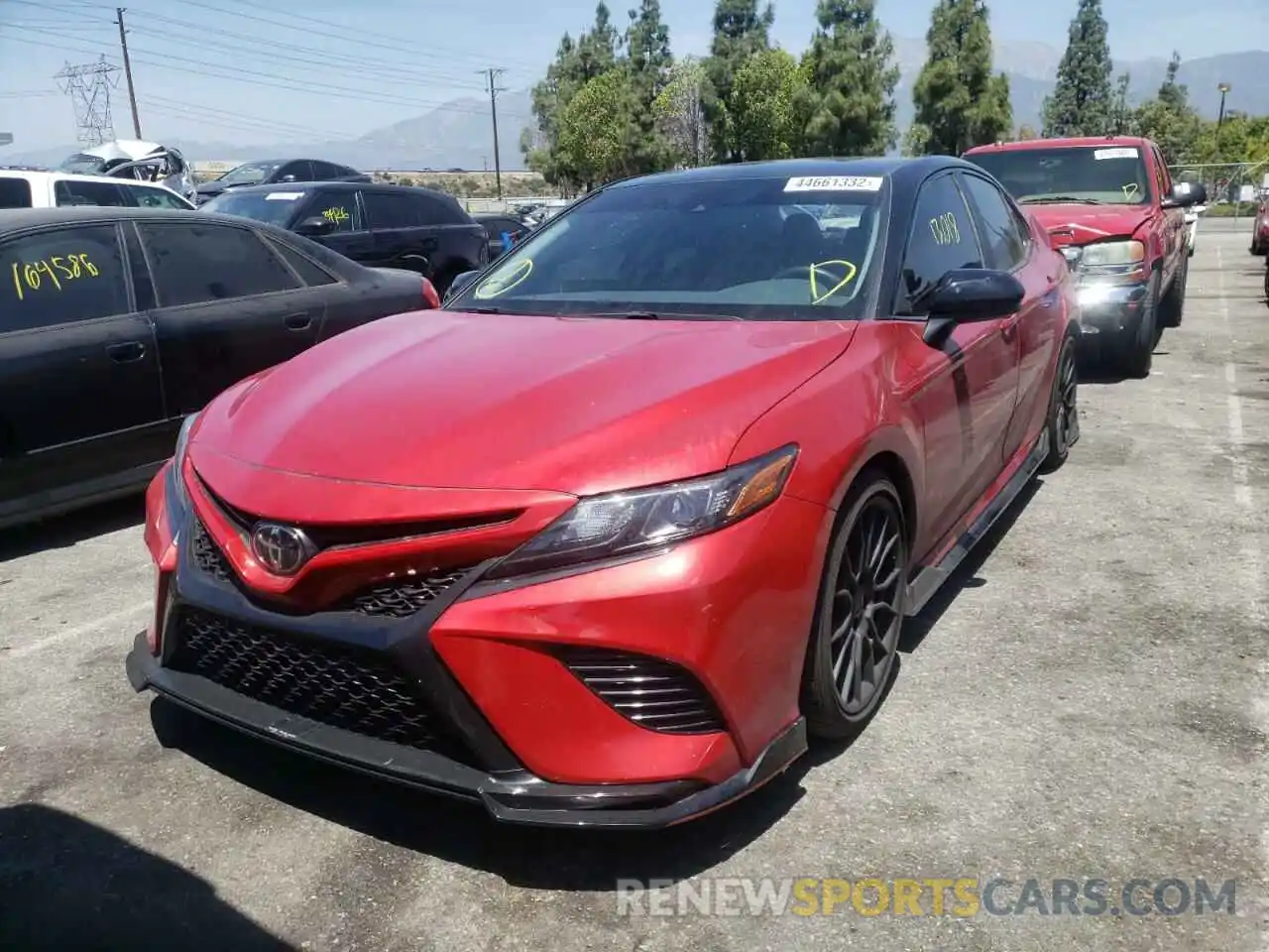 2 Photograph of a damaged car 4T1NZ1AK5LU042917 TOYOTA CAMRY 2020