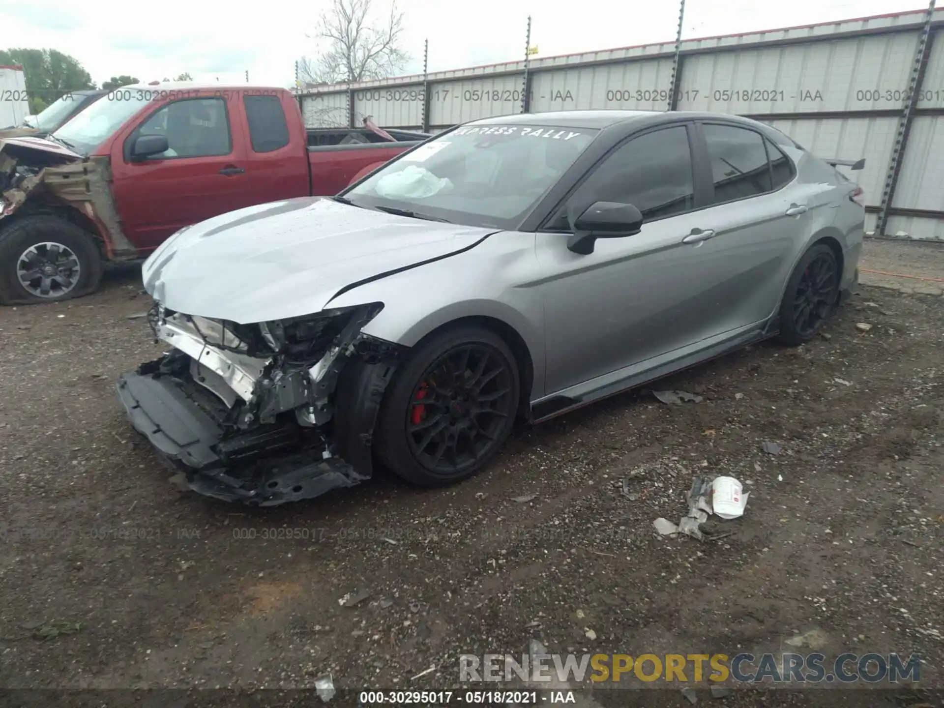 2 Photograph of a damaged car 4T1NZ1AK5LU045042 TOYOTA CAMRY 2020