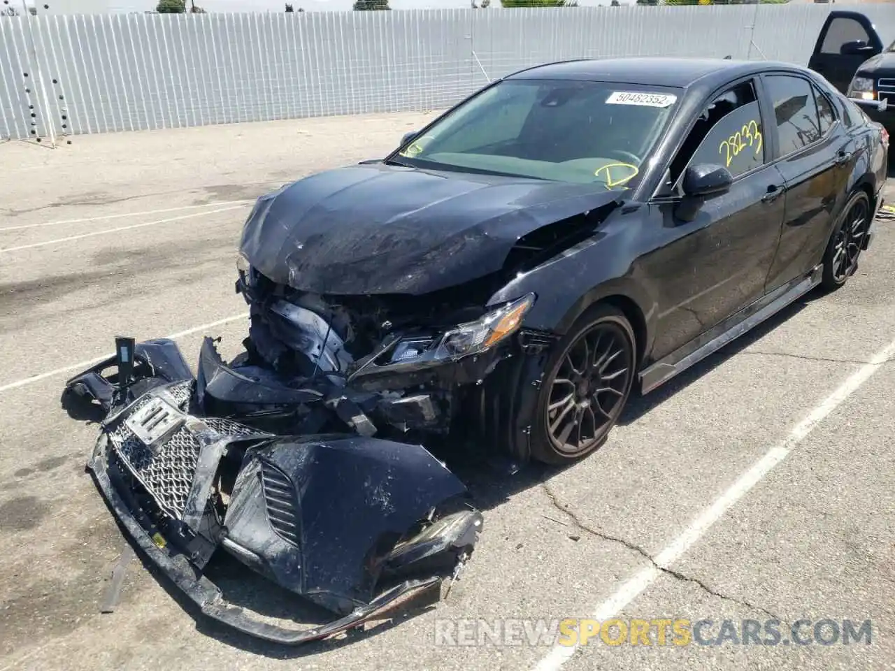 2 Photograph of a damaged car 4T1NZ1AK5LU047082 TOYOTA CAMRY 2020