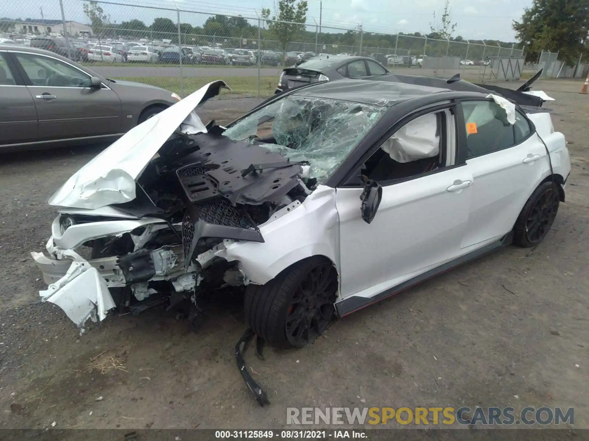 2 Photograph of a damaged car 4T1NZ1AK6LU036317 TOYOTA CAMRY 2020