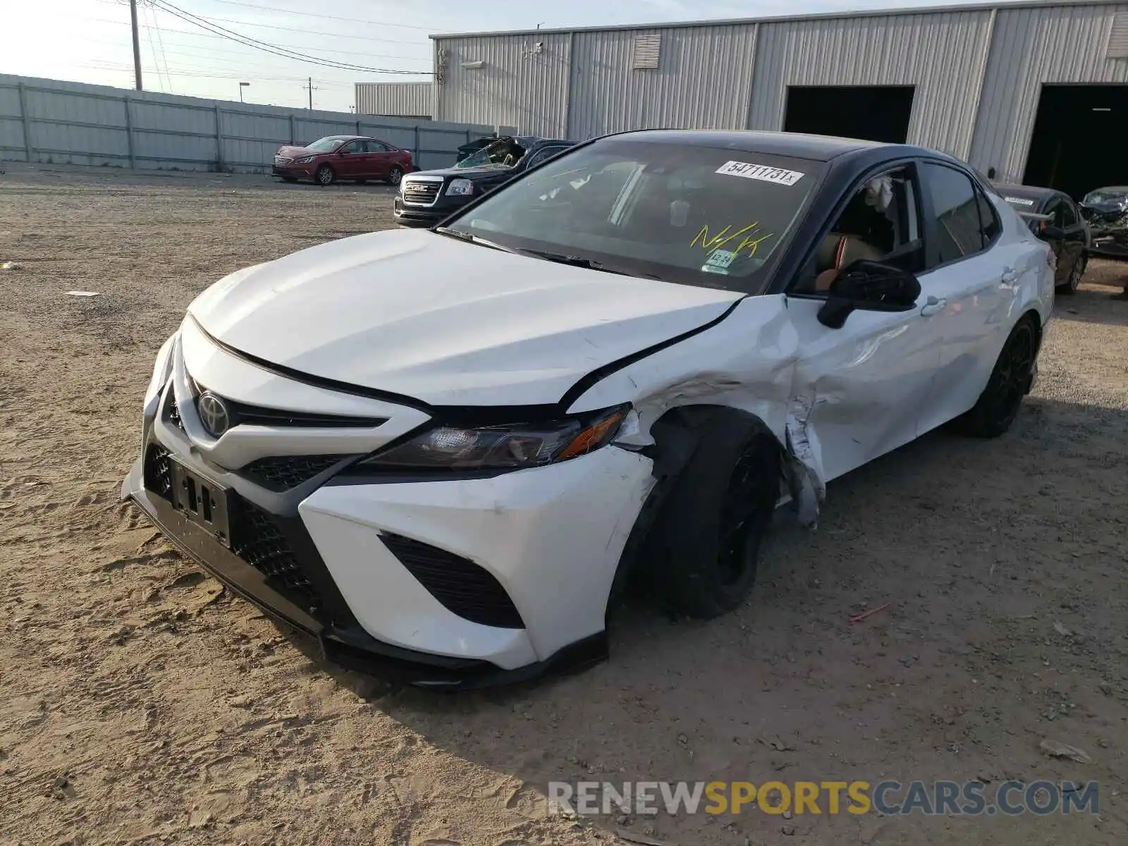 2 Photograph of a damaged car 4T1NZ1AK6LU036382 TOYOTA CAMRY 2020