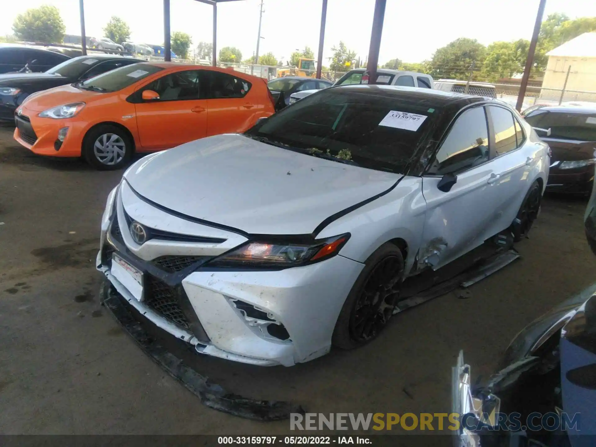 2 Photograph of a damaged car 4T1NZ1AK6LU039895 TOYOTA CAMRY 2020