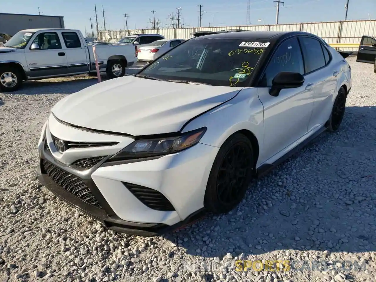 2 Photograph of a damaged car 4T1NZ1AK7LU033653 TOYOTA CAMRY 2020