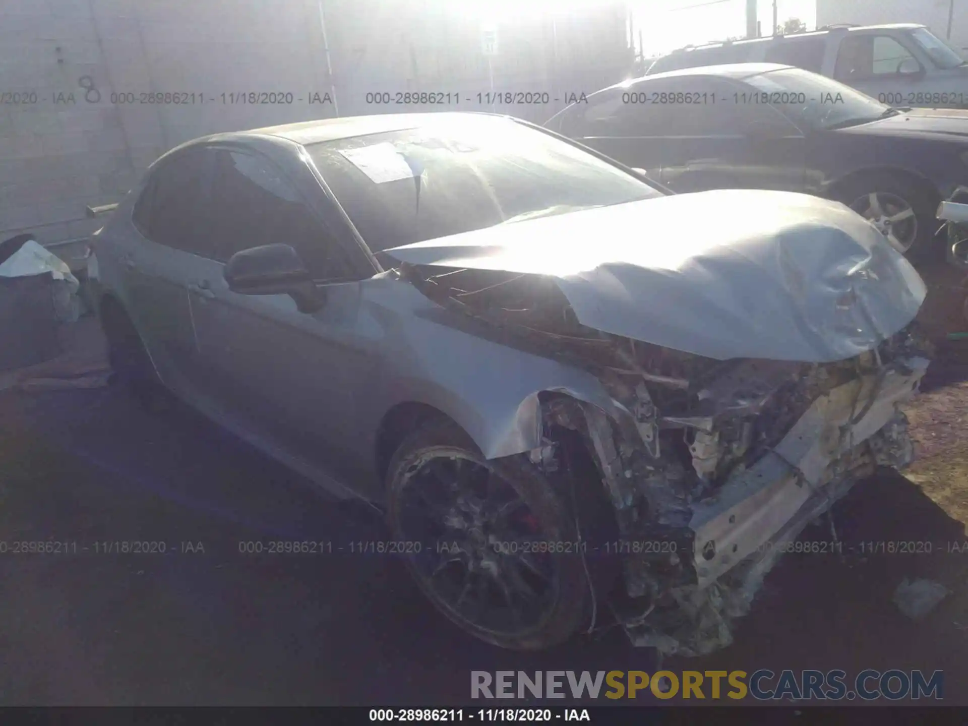 1 Photograph of a damaged car 4T1NZ1AK7LU034429 TOYOTA CAMRY 2020