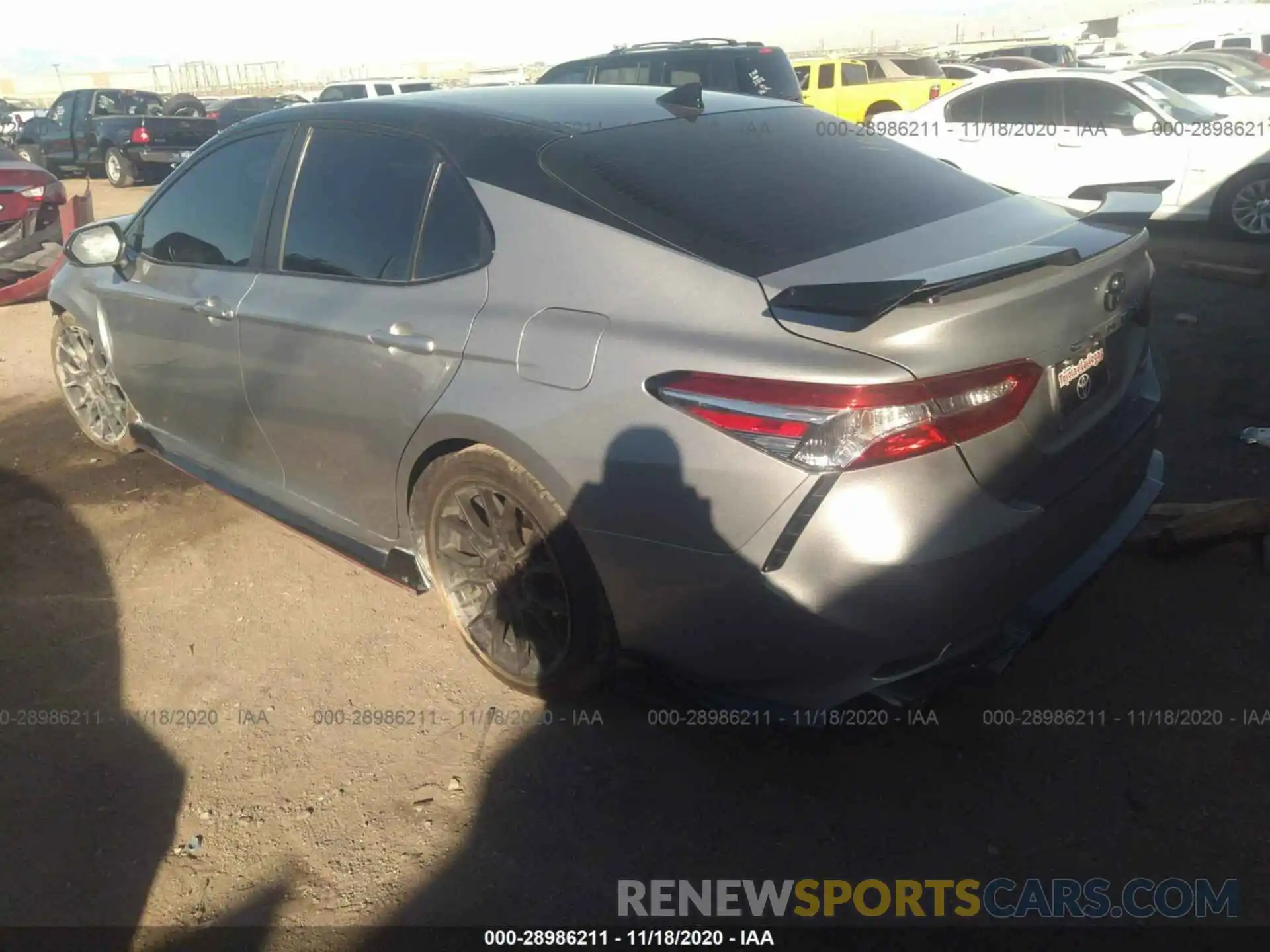 3 Photograph of a damaged car 4T1NZ1AK7LU034429 TOYOTA CAMRY 2020