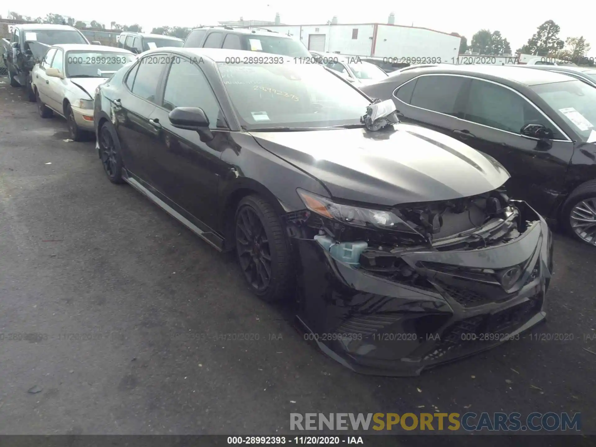 1 Photograph of a damaged car 4T1NZ1AK7LU035063 TOYOTA CAMRY 2020