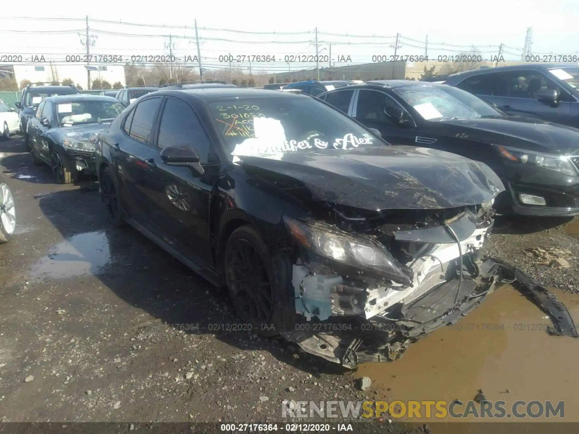 1 Photograph of a damaged car 4T1NZ1AK7LU036214 TOYOTA CAMRY 2020