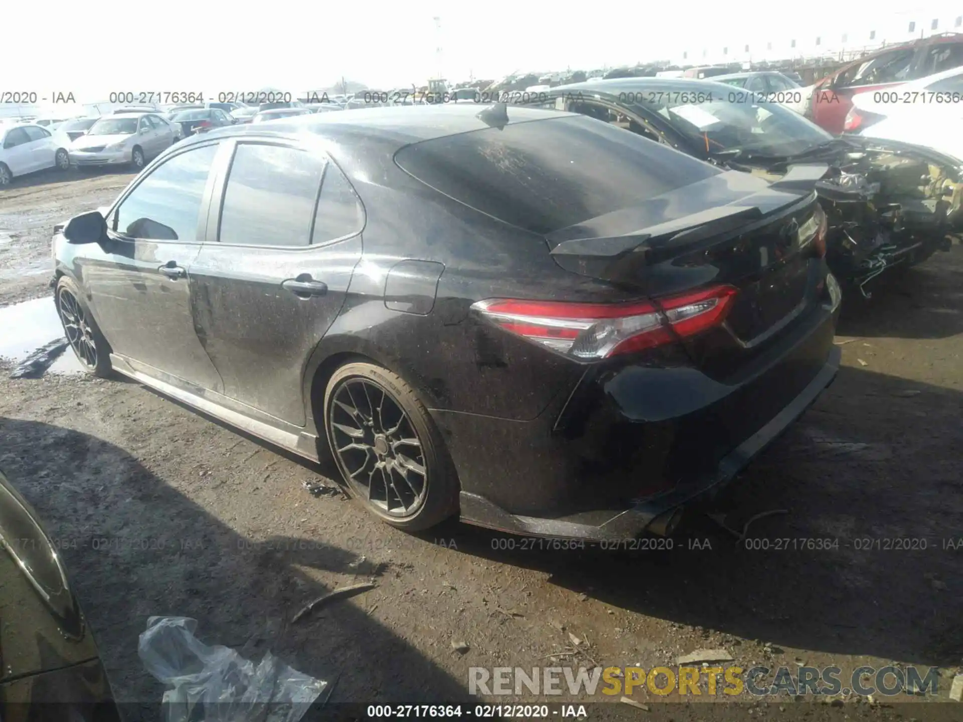 2 Photograph of a damaged car 4T1NZ1AK7LU036214 TOYOTA CAMRY 2020