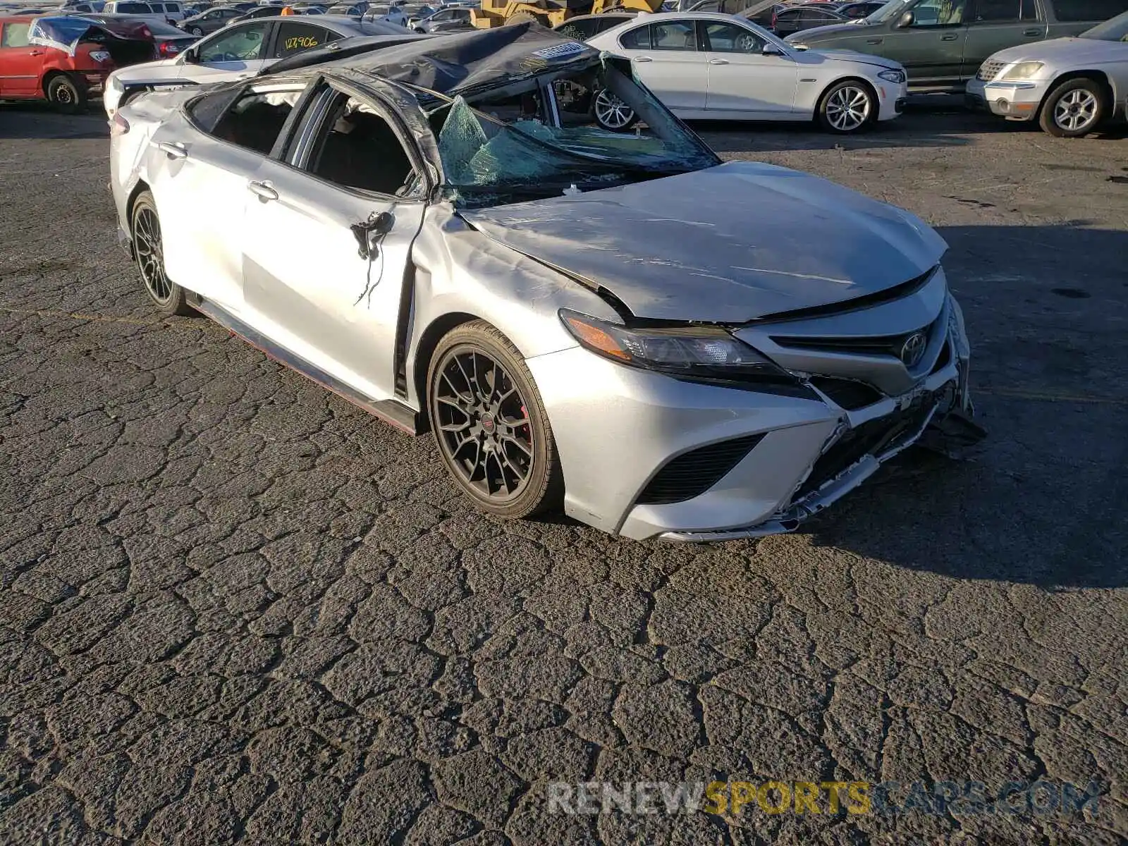 1 Photograph of a damaged car 4T1NZ1AK7LU037895 TOYOTA CAMRY 2020