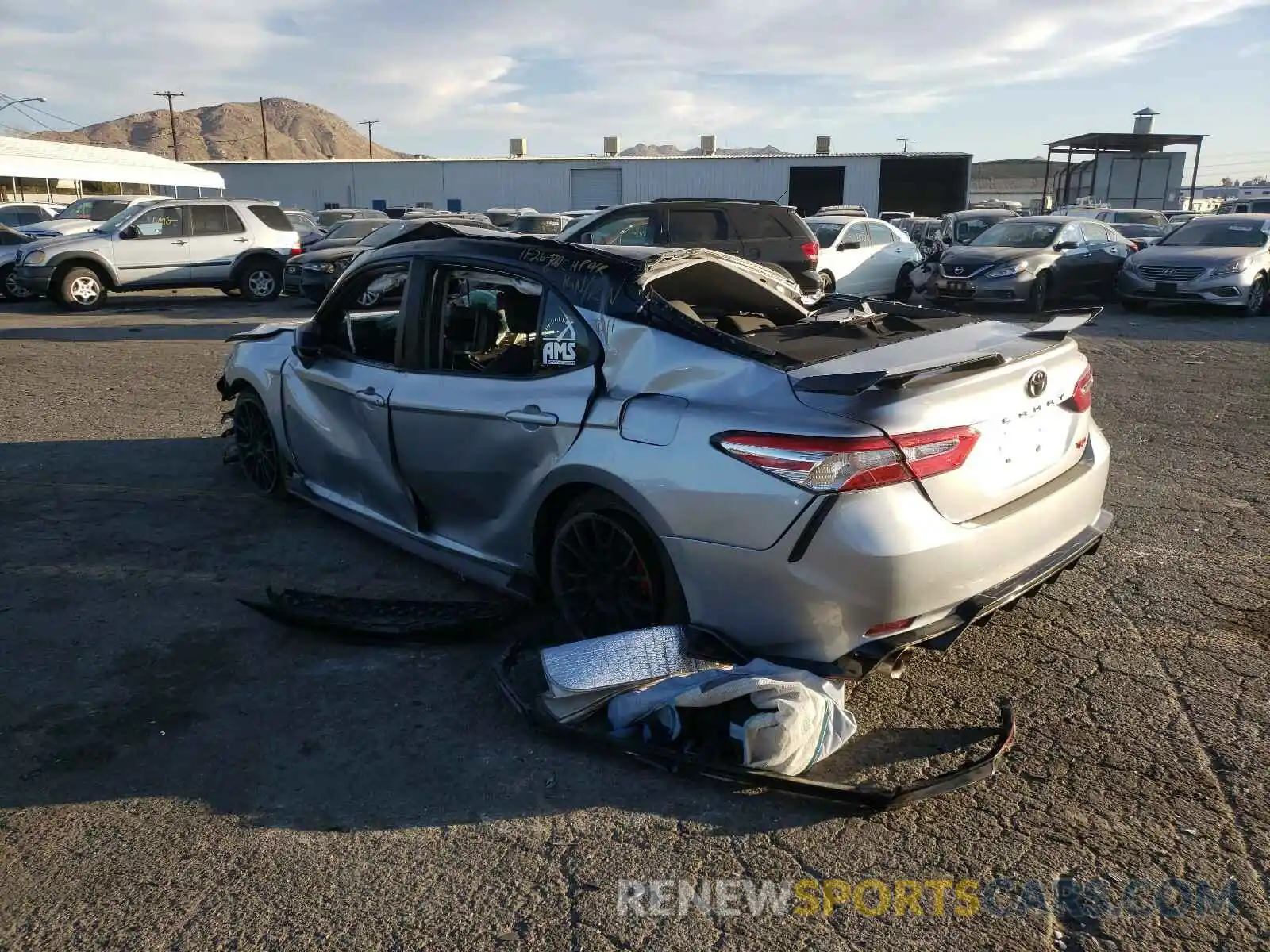 3 Photograph of a damaged car 4T1NZ1AK7LU037895 TOYOTA CAMRY 2020