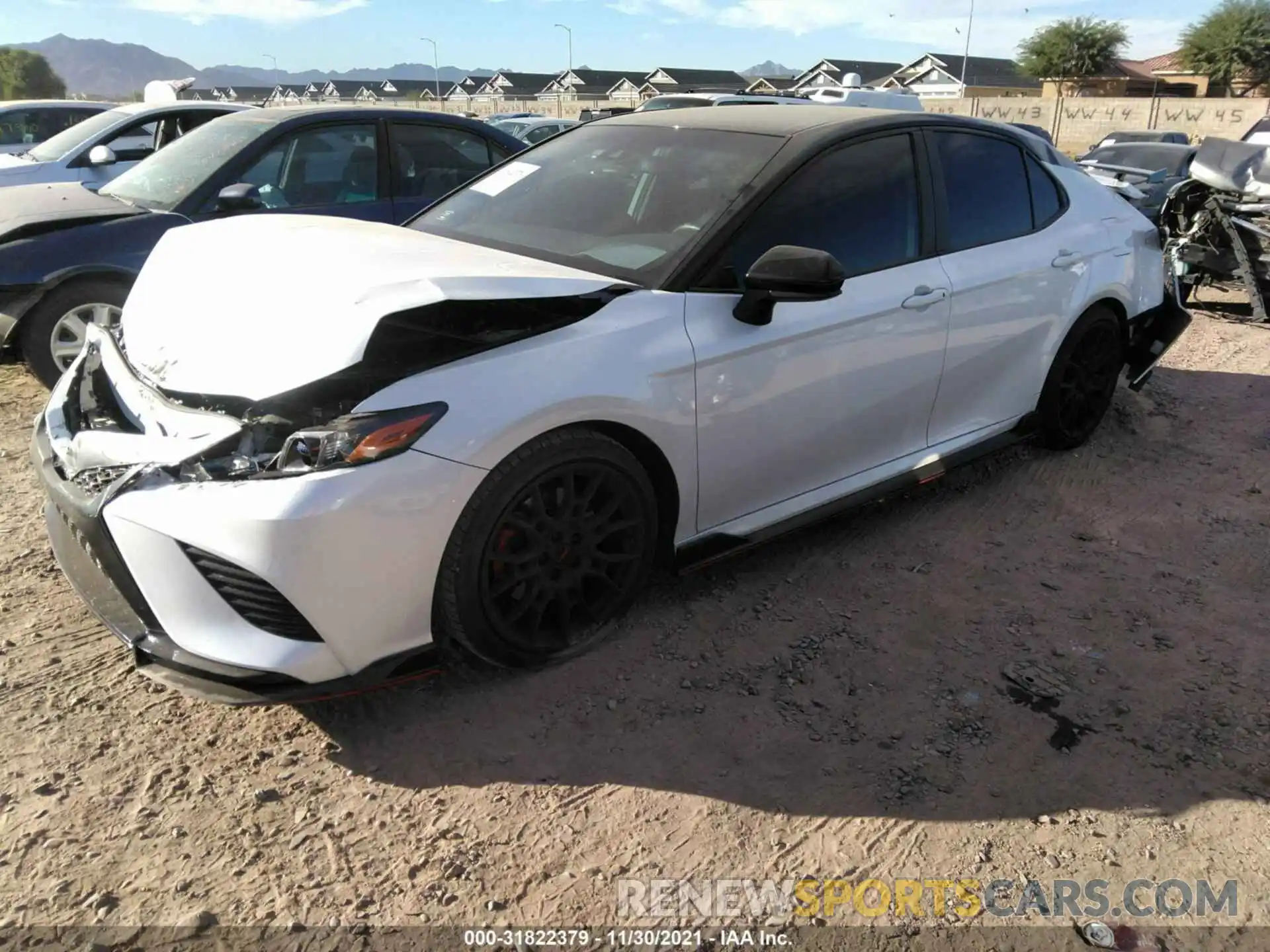 2 Photograph of a damaged car 4T1NZ1AK7LU038030 TOYOTA CAMRY 2020