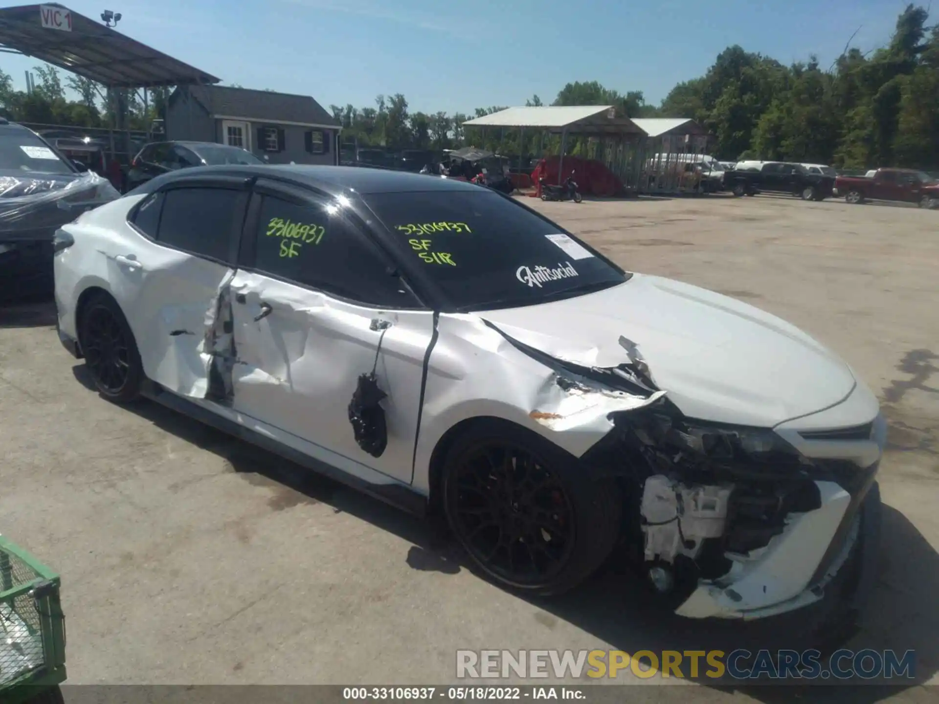 1 Photograph of a damaged car 4T1NZ1AK7LU038769 TOYOTA CAMRY 2020