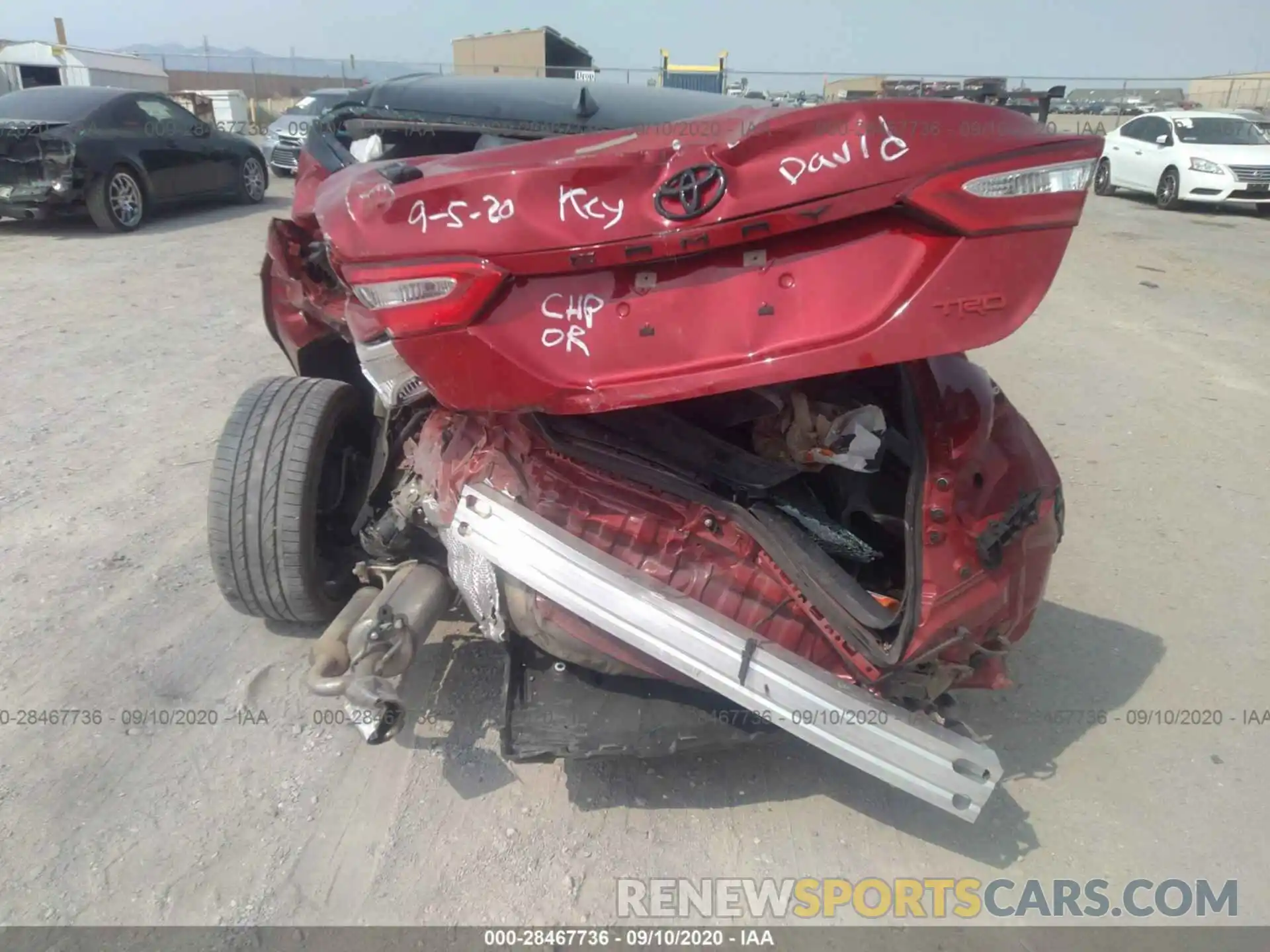 6 Photograph of a damaged car 4T1NZ1AK7LU040280 TOYOTA CAMRY 2020