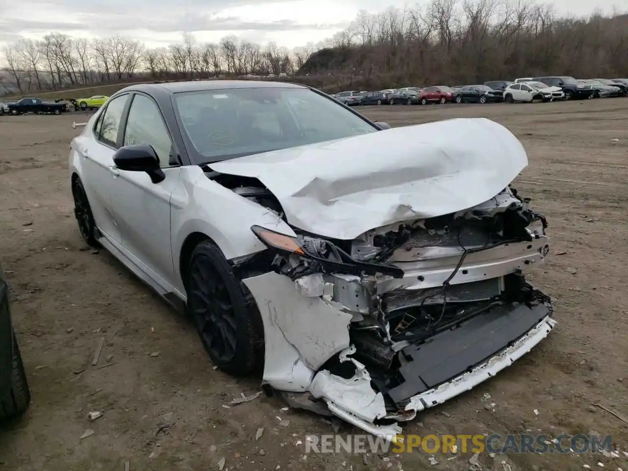 1 Photograph of a damaged car 4T1NZ1AK7LU046757 TOYOTA CAMRY 2020