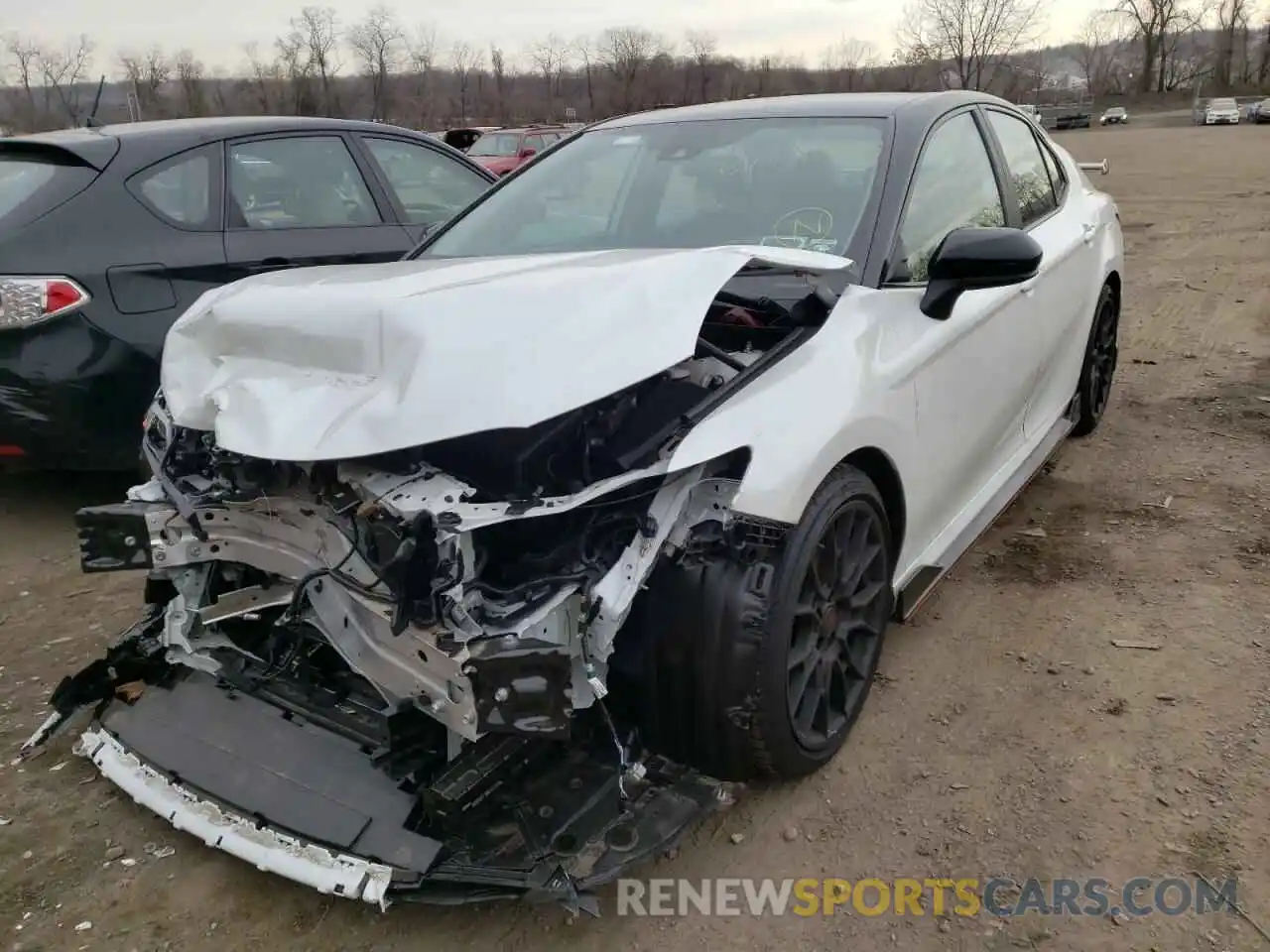 2 Photograph of a damaged car 4T1NZ1AK7LU046757 TOYOTA CAMRY 2020