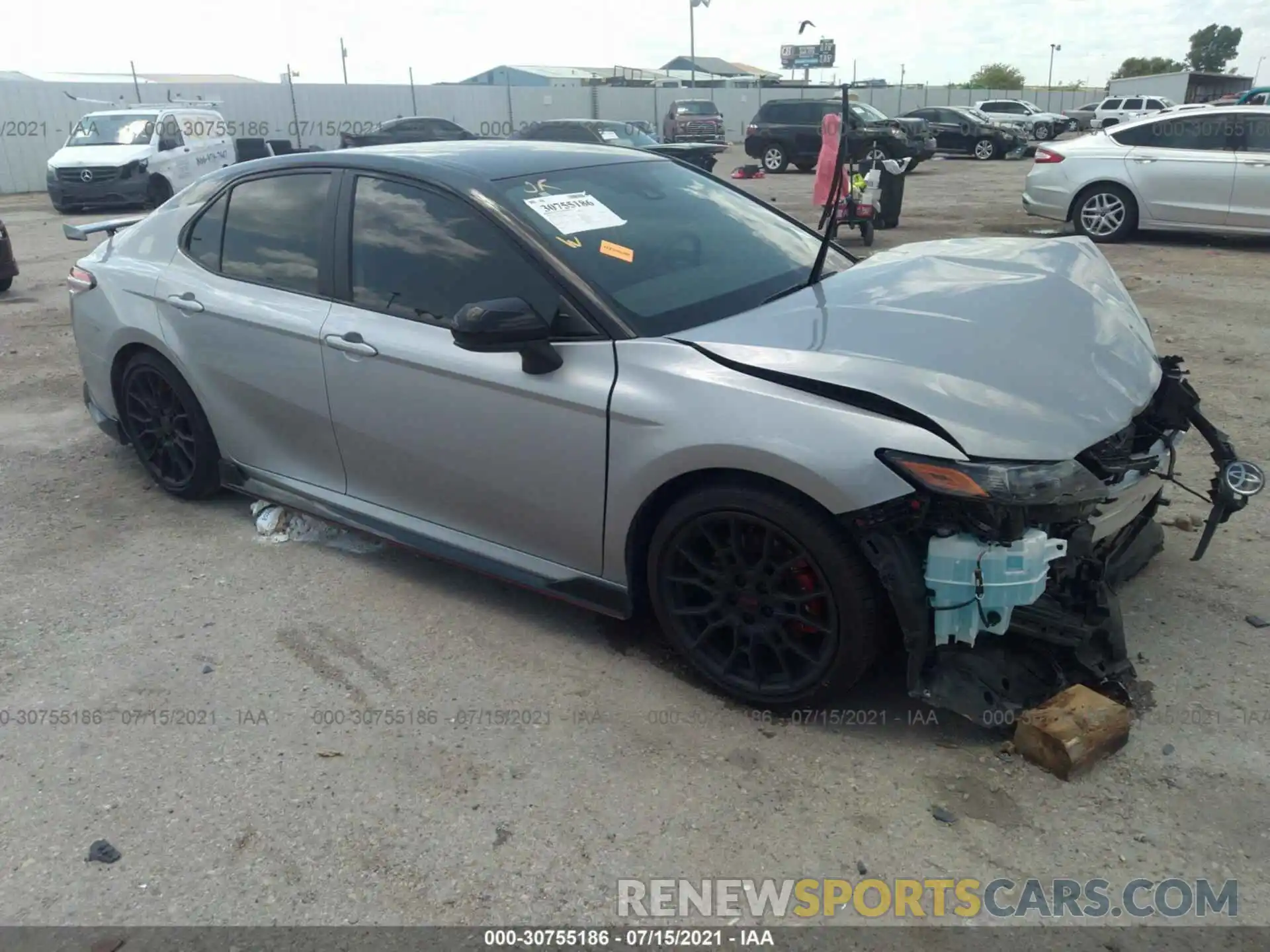 1 Photograph of a damaged car 4T1NZ1AK7LU047097 TOYOTA CAMRY 2020