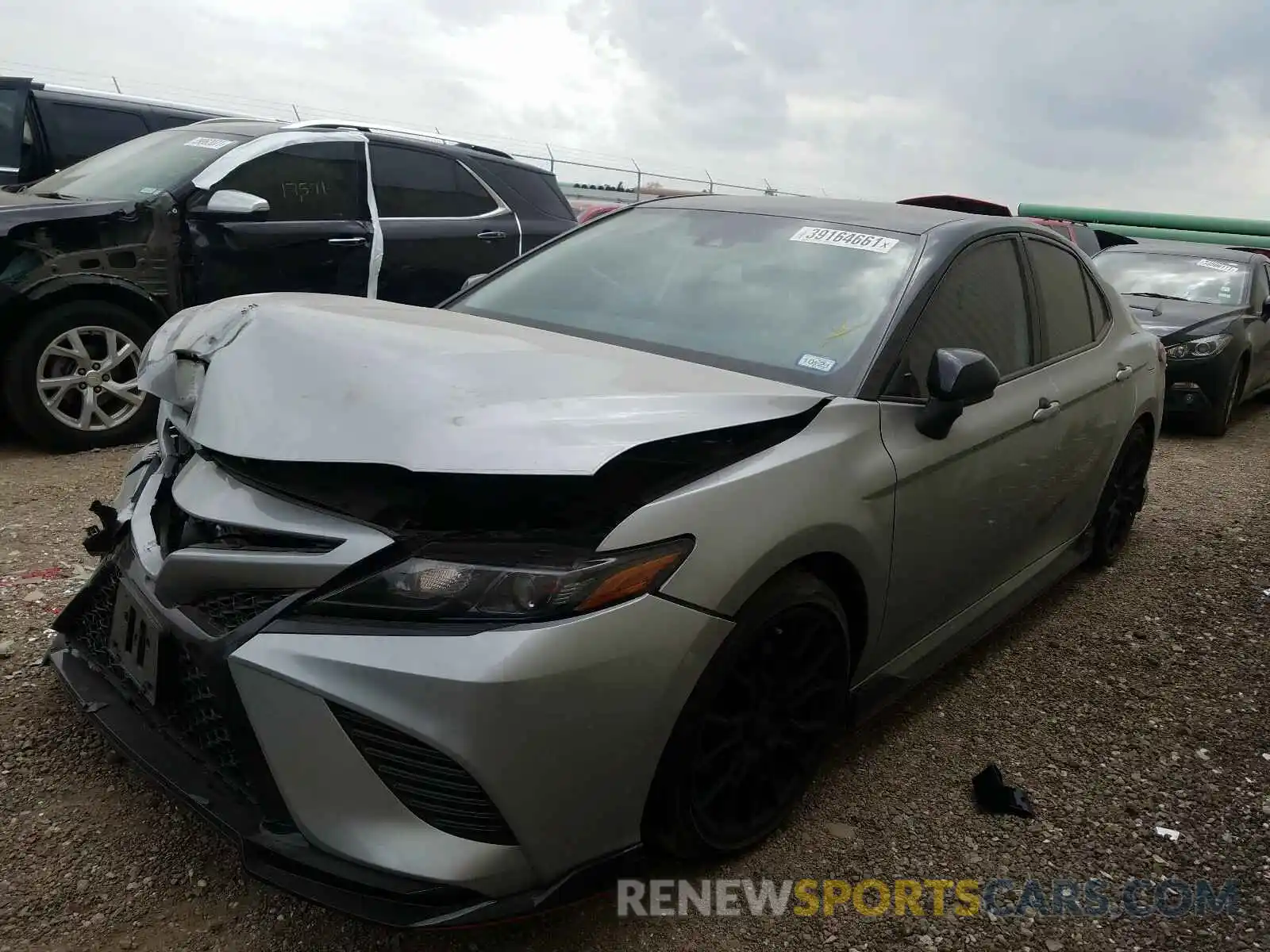 2 Photograph of a damaged car 4T1NZ1AK8LU033886 TOYOTA CAMRY 2020