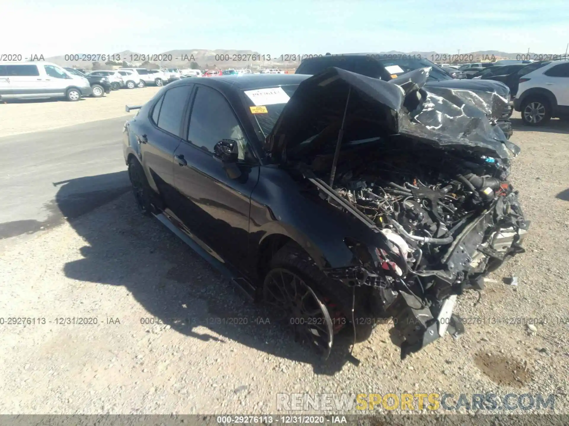 1 Photograph of a damaged car 4T1NZ1AK8LU040093 TOYOTA CAMRY 2020