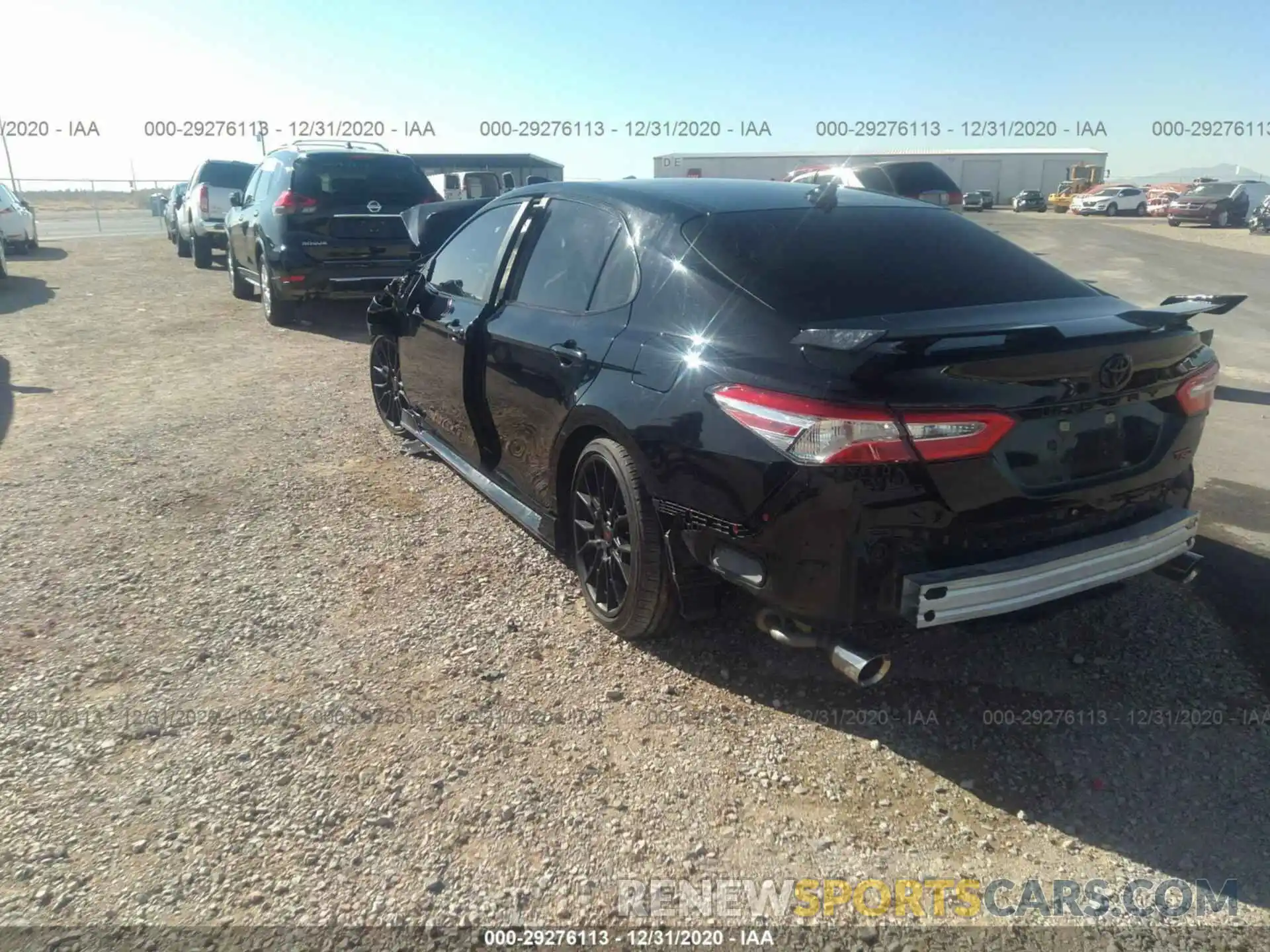 3 Photograph of a damaged car 4T1NZ1AK8LU040093 TOYOTA CAMRY 2020