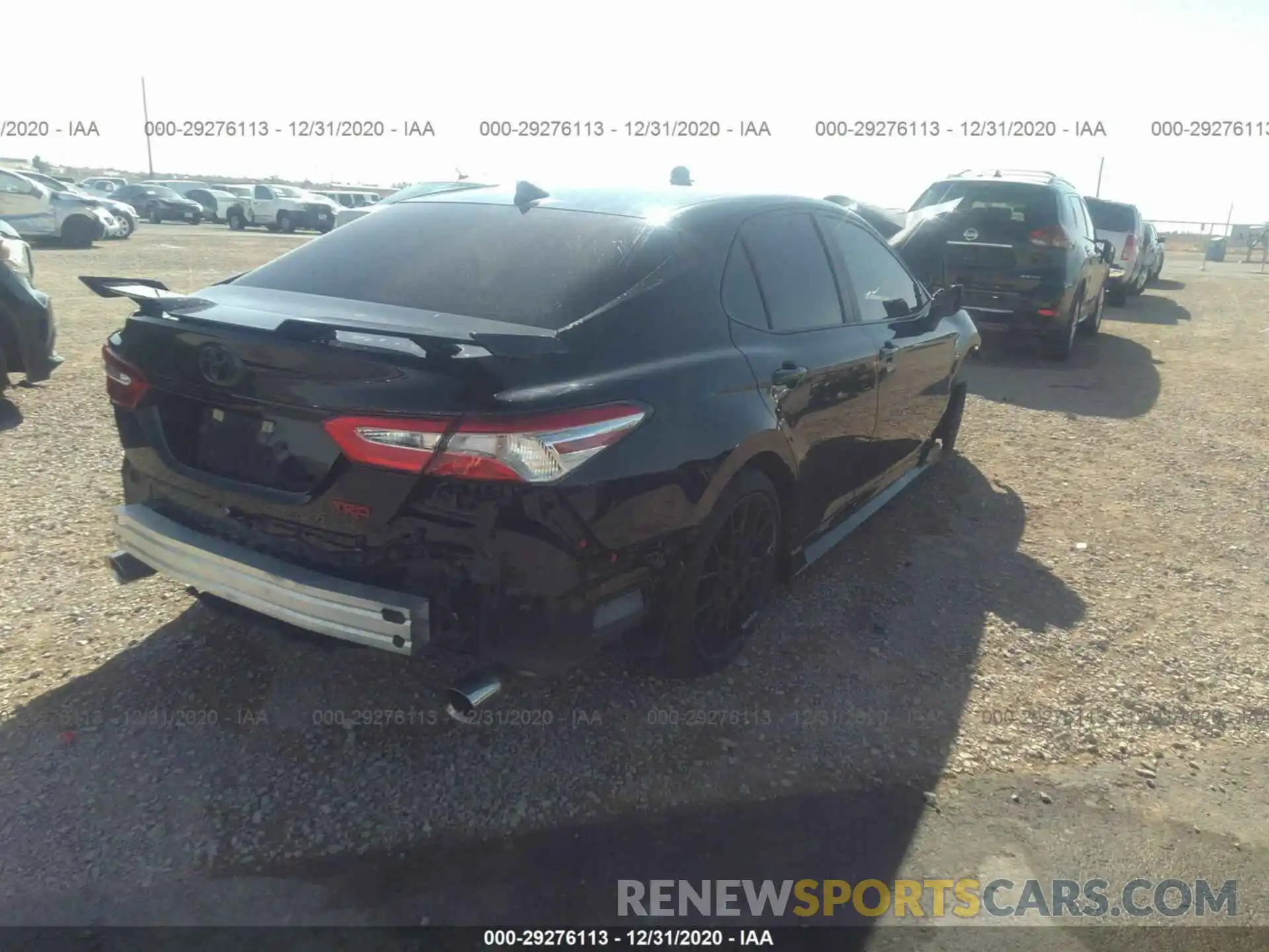 4 Photograph of a damaged car 4T1NZ1AK8LU040093 TOYOTA CAMRY 2020