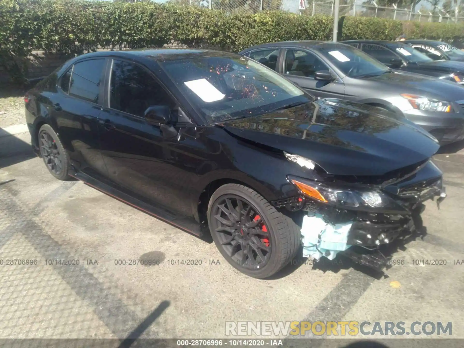 1 Photograph of a damaged car 4T1NZ1AK8LU044564 TOYOTA CAMRY 2020