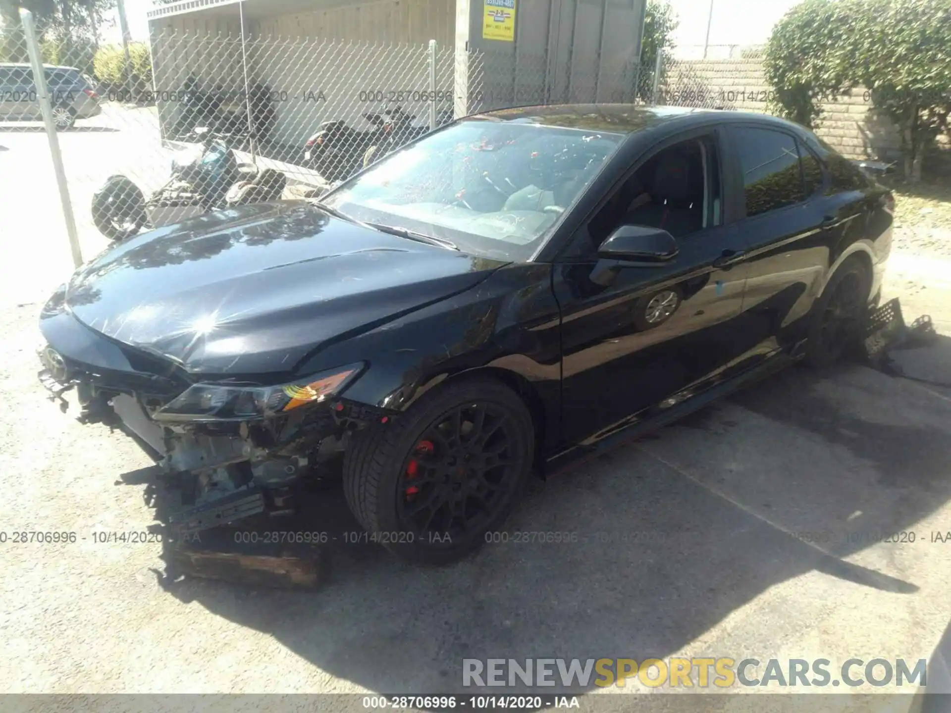 2 Photograph of a damaged car 4T1NZ1AK8LU044564 TOYOTA CAMRY 2020