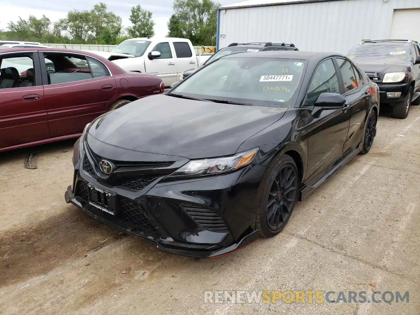 2 Photograph of a damaged car 4T1NZ1AK8LU044676 TOYOTA CAMRY 2020