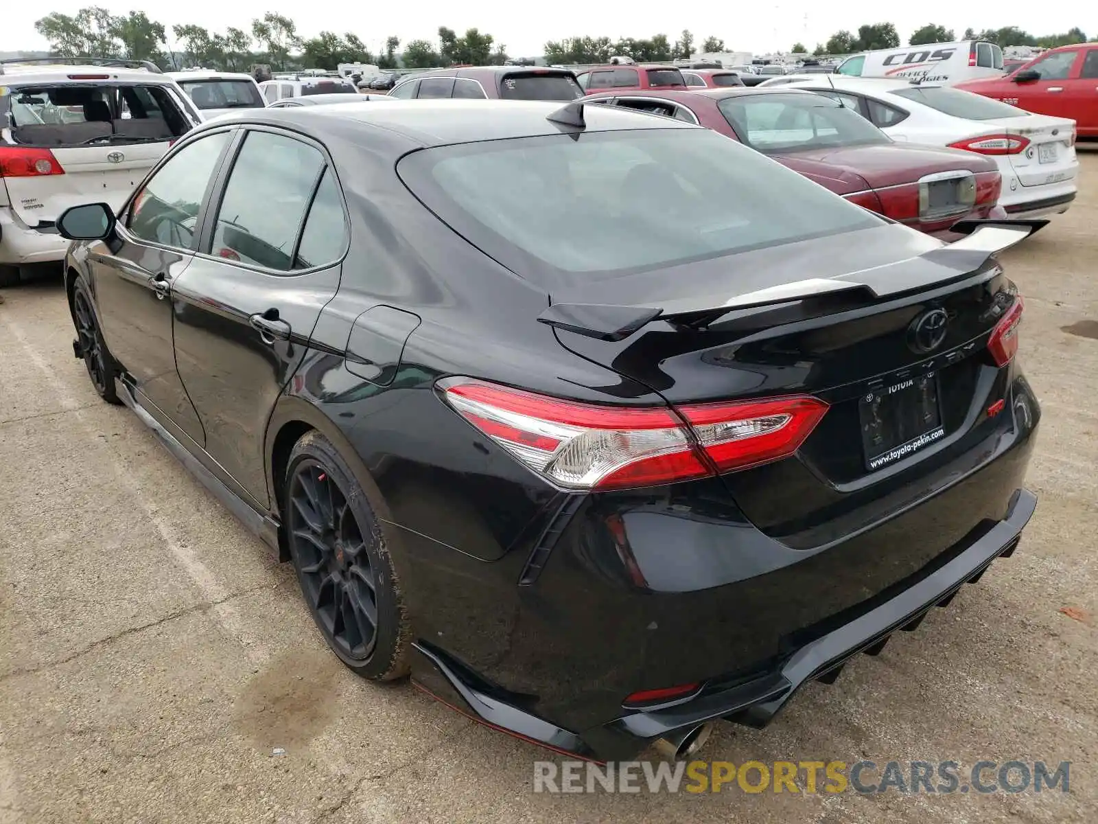 3 Photograph of a damaged car 4T1NZ1AK8LU044676 TOYOTA CAMRY 2020