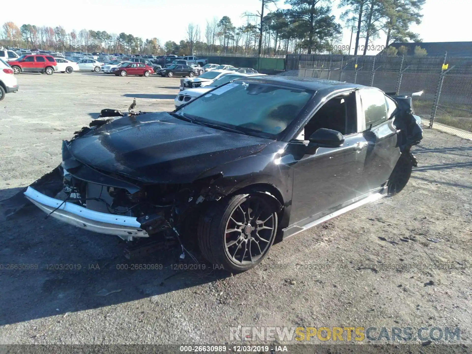 2 Photograph of a damaged car 4T1NZ1AK9LU034125 TOYOTA CAMRY 2020