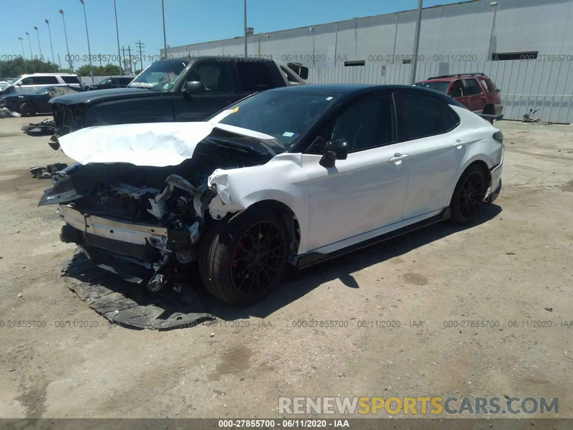 2 Photograph of a damaged car 4T1NZ1AK9LU034559 TOYOTA CAMRY 2020