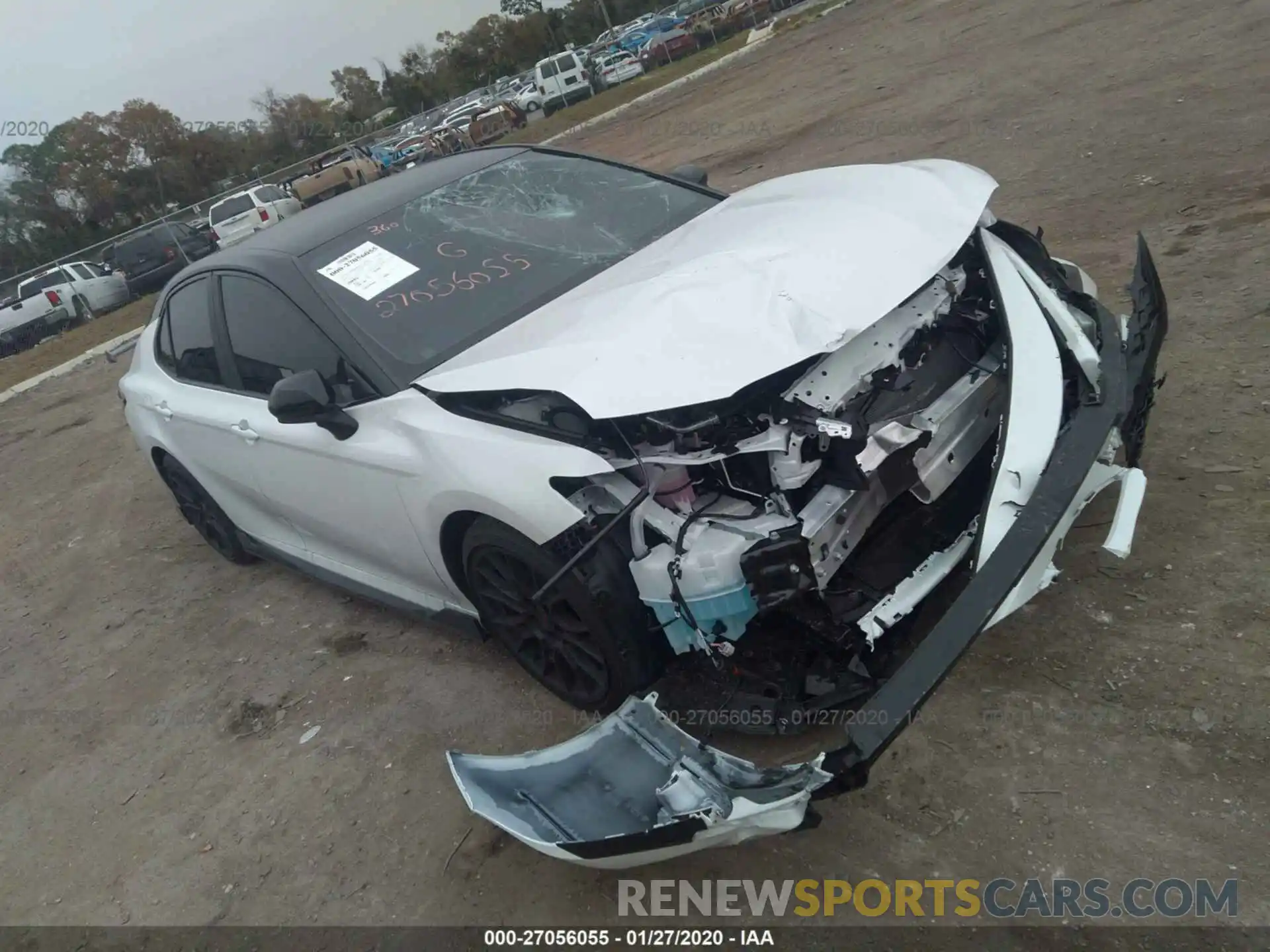 1 Photograph of a damaged car 4T1NZ1AK9LU037798 TOYOTA CAMRY 2020