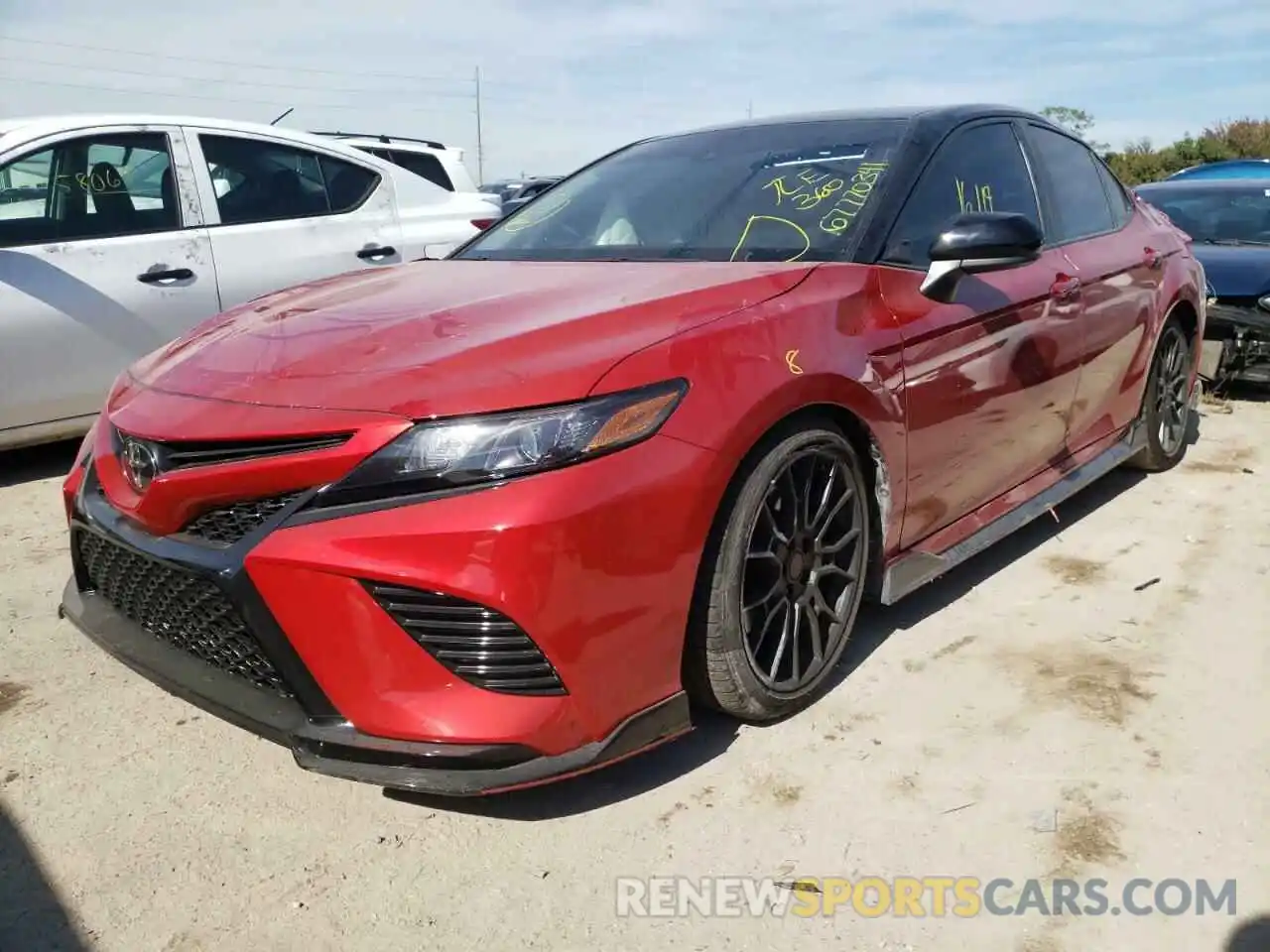 2 Photograph of a damaged car 4T1NZ1AK9LU041253 TOYOTA CAMRY 2020