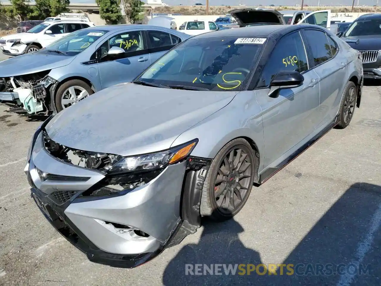 2 Photograph of a damaged car 4T1NZ1AK9LU042175 TOYOTA CAMRY 2020