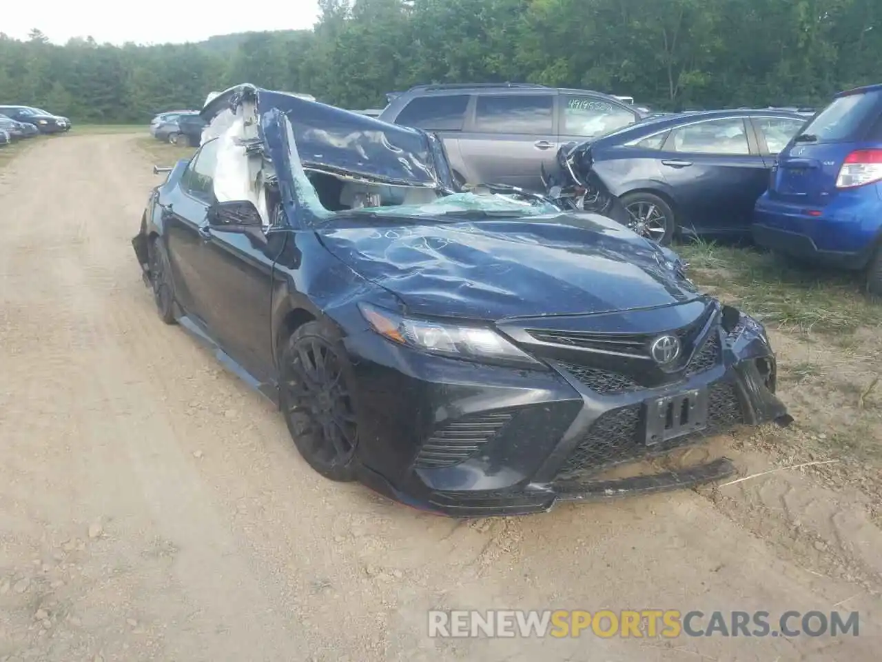 1 Photograph of a damaged car 4T1NZ1AK9LU043469 TOYOTA CAMRY 2020