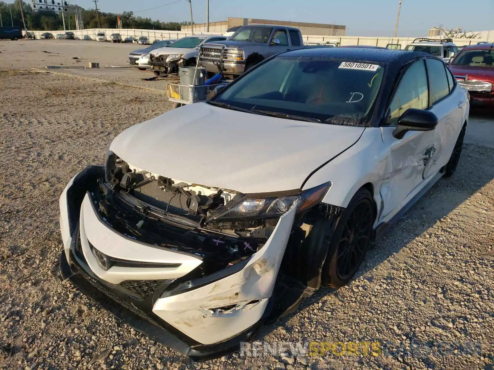 2 Photograph of a damaged car 4T1NZ1AK9LU043679 TOYOTA CAMRY 2020