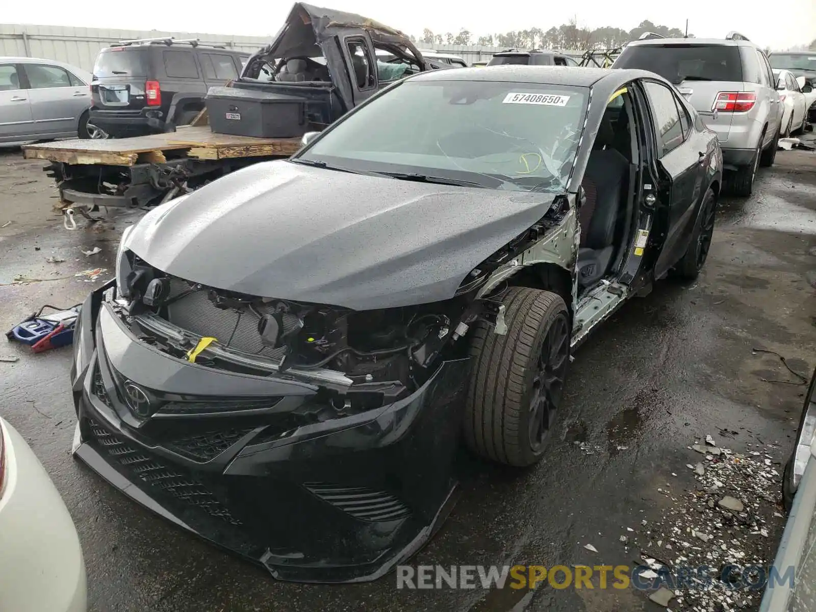 2 Photograph of a damaged car 4T1NZ1AK9LU045366 TOYOTA CAMRY 2020