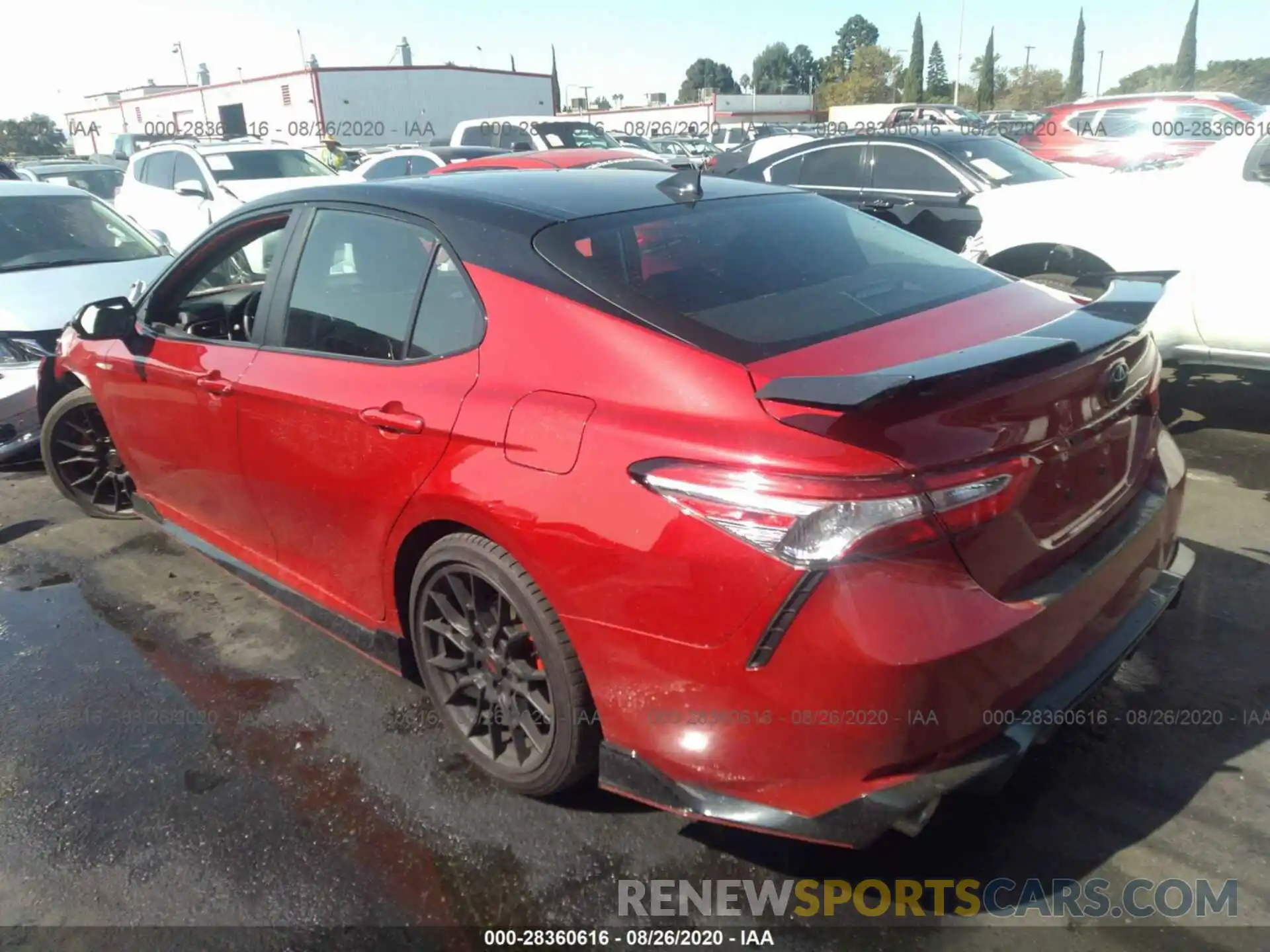 3 Photograph of a damaged car 4T1NZ1AKXLU033694 TOYOTA CAMRY 2020