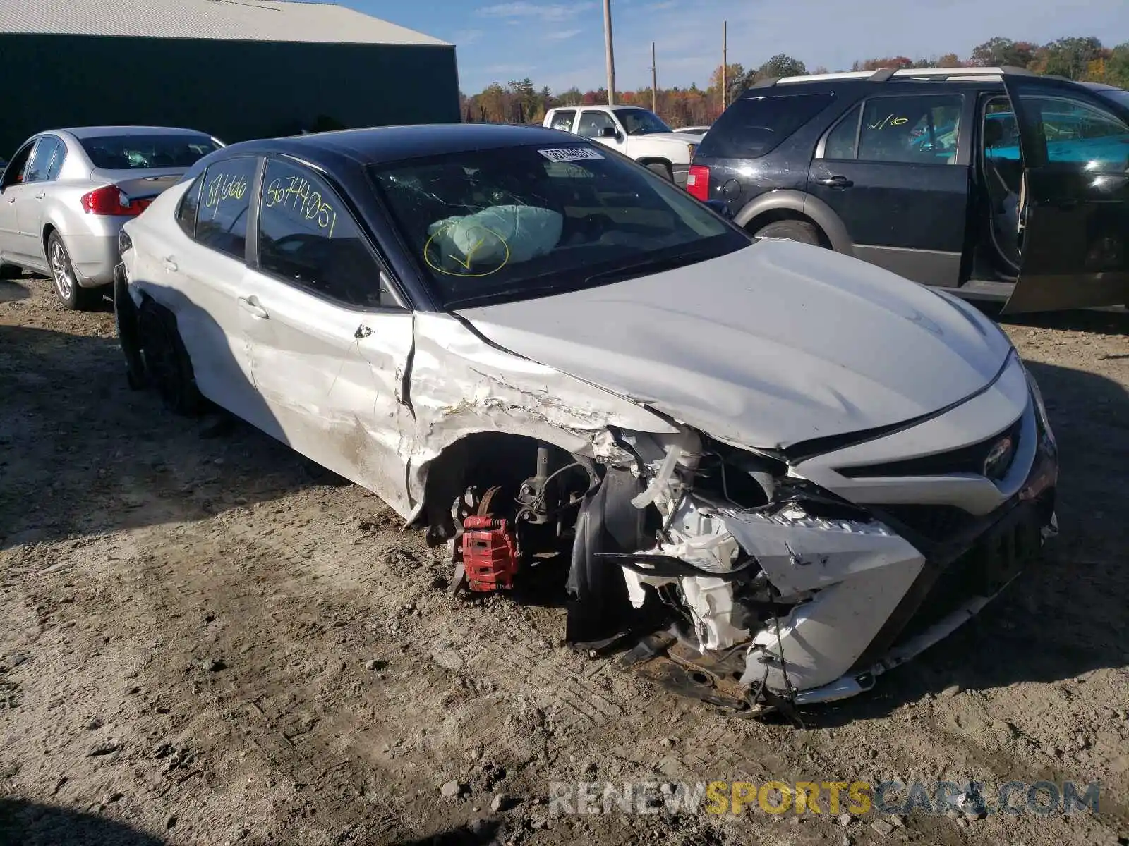 1 Photograph of a damaged car 4T1NZ1AKXLU035171 TOYOTA CAMRY 2020