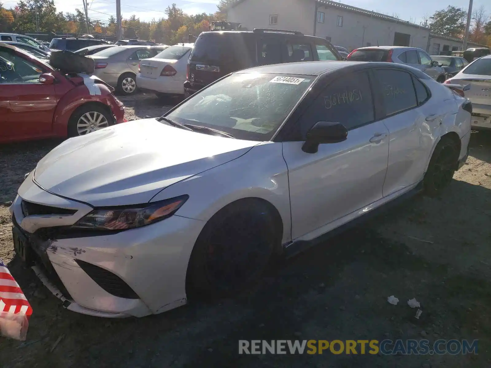 2 Photograph of a damaged car 4T1NZ1AKXLU035171 TOYOTA CAMRY 2020