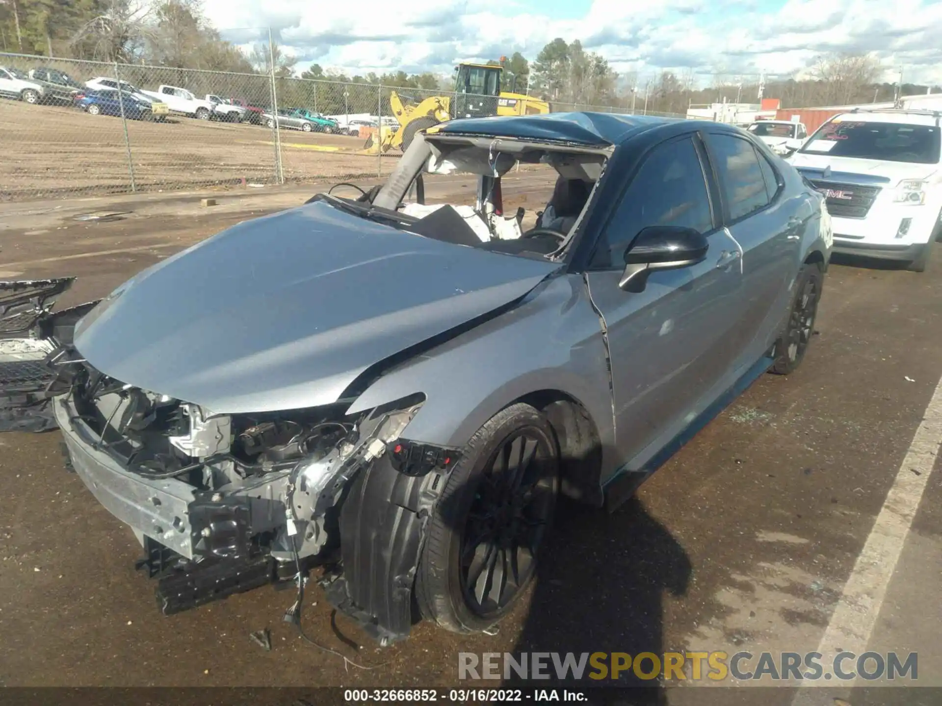 2 Photograph of a damaged car 4T1NZ1AKXLU037261 TOYOTA CAMRY 2020