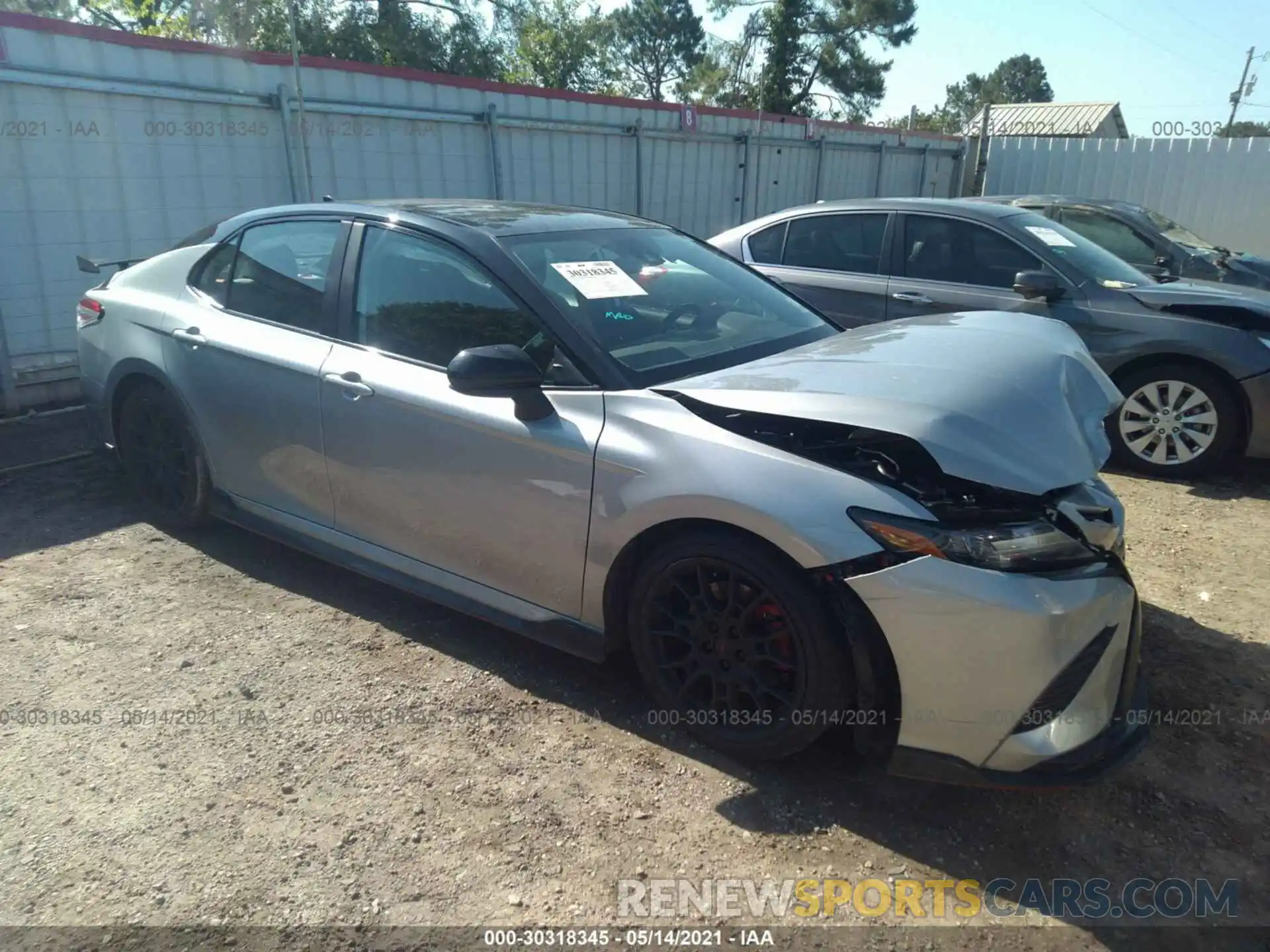 1 Photograph of a damaged car 4T1NZ1AKXLU039883 TOYOTA CAMRY 2020