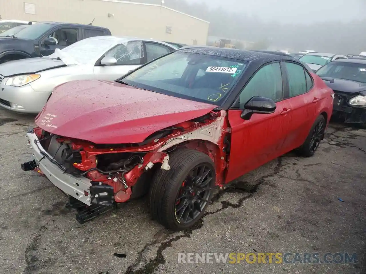 2 Photograph of a damaged car 4T1NZ1AKXLU042721 TOYOTA CAMRY 2020