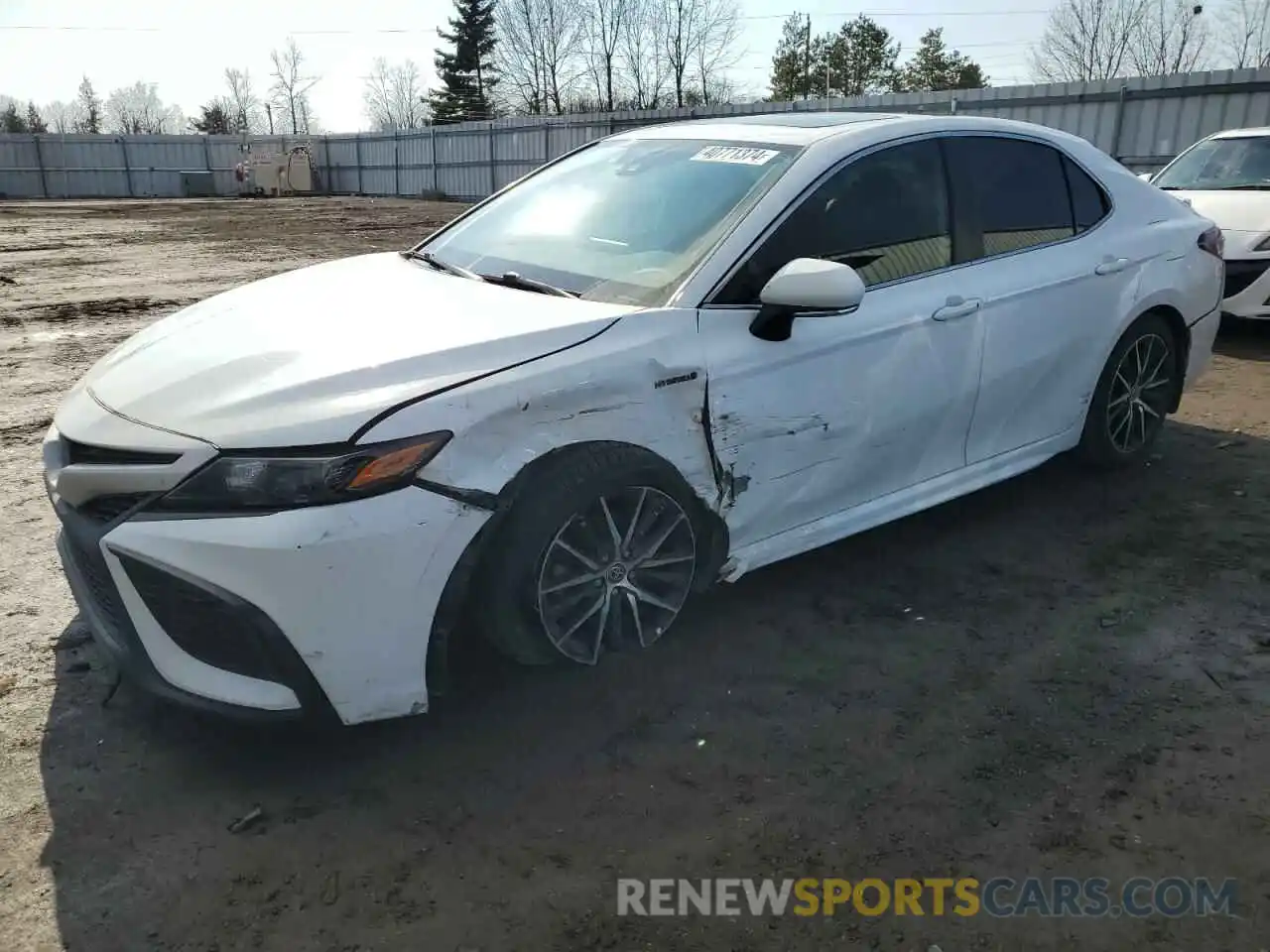 1 Photograph of a damaged car 4T1B21HK2MU016046 TOYOTA CAMRY 2021