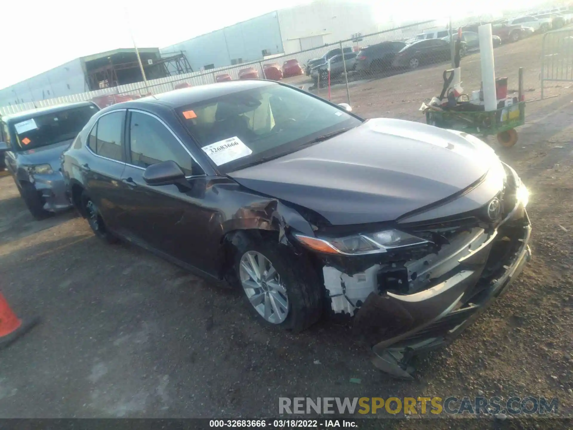 1 Photograph of a damaged car 4T1C11AK0MU406662 TOYOTA CAMRY 2021