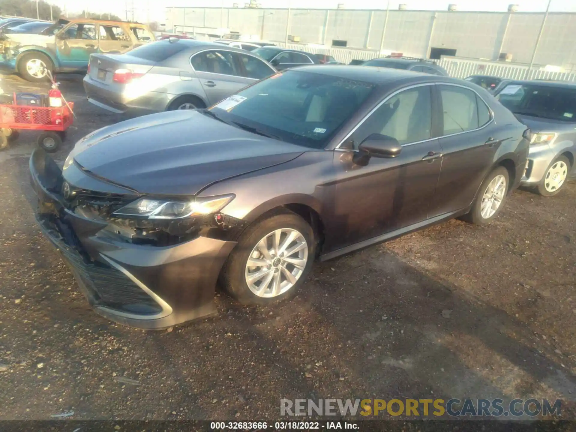 2 Photograph of a damaged car 4T1C11AK0MU406662 TOYOTA CAMRY 2021