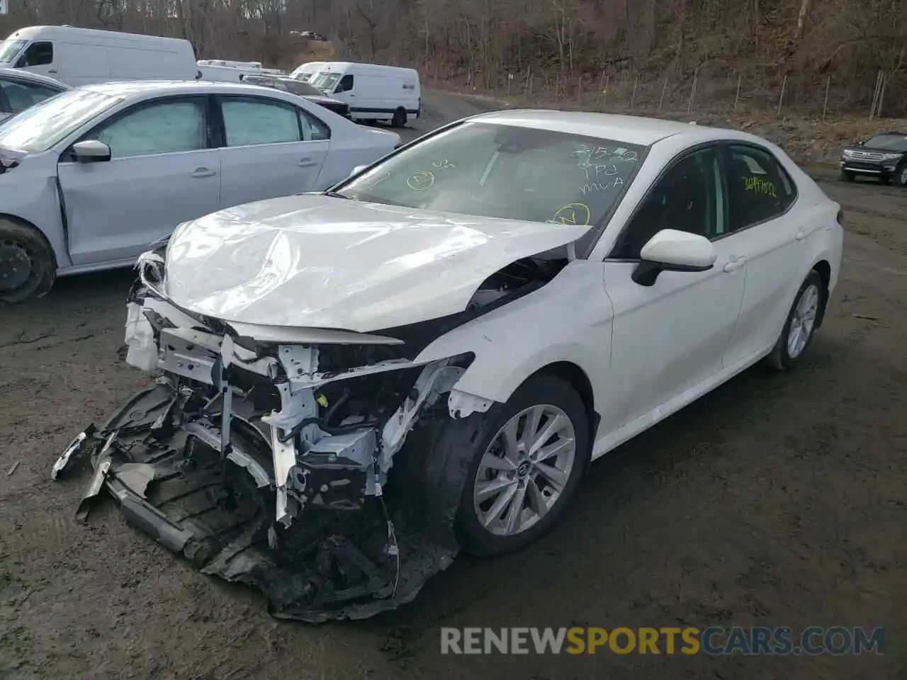 2 Photograph of a damaged car 4T1C11AK0MU410503 TOYOTA CAMRY 2021