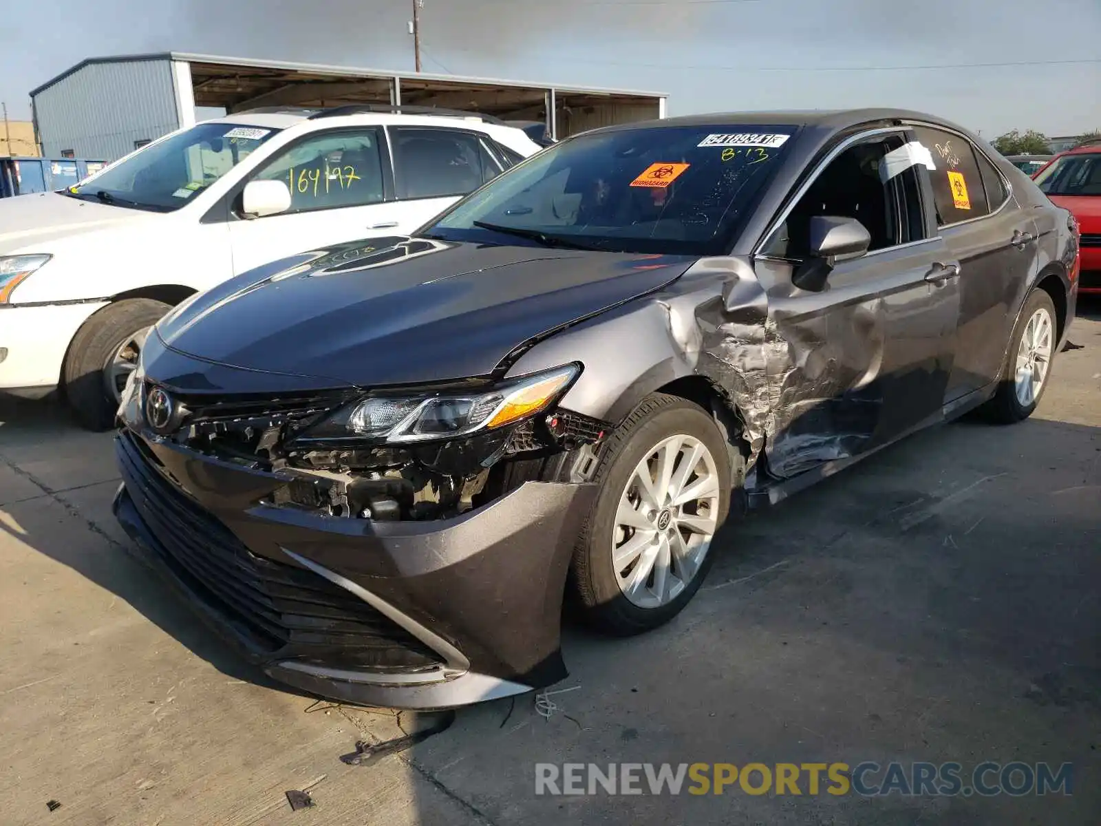 2 Photograph of a damaged car 4T1C11AK0MU418326 TOYOTA CAMRY 2021